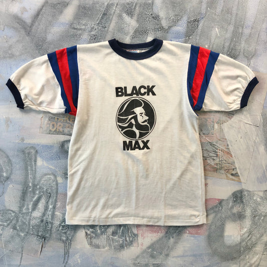 Vintage 80s Mecury Black Max Ringer T Shirt L