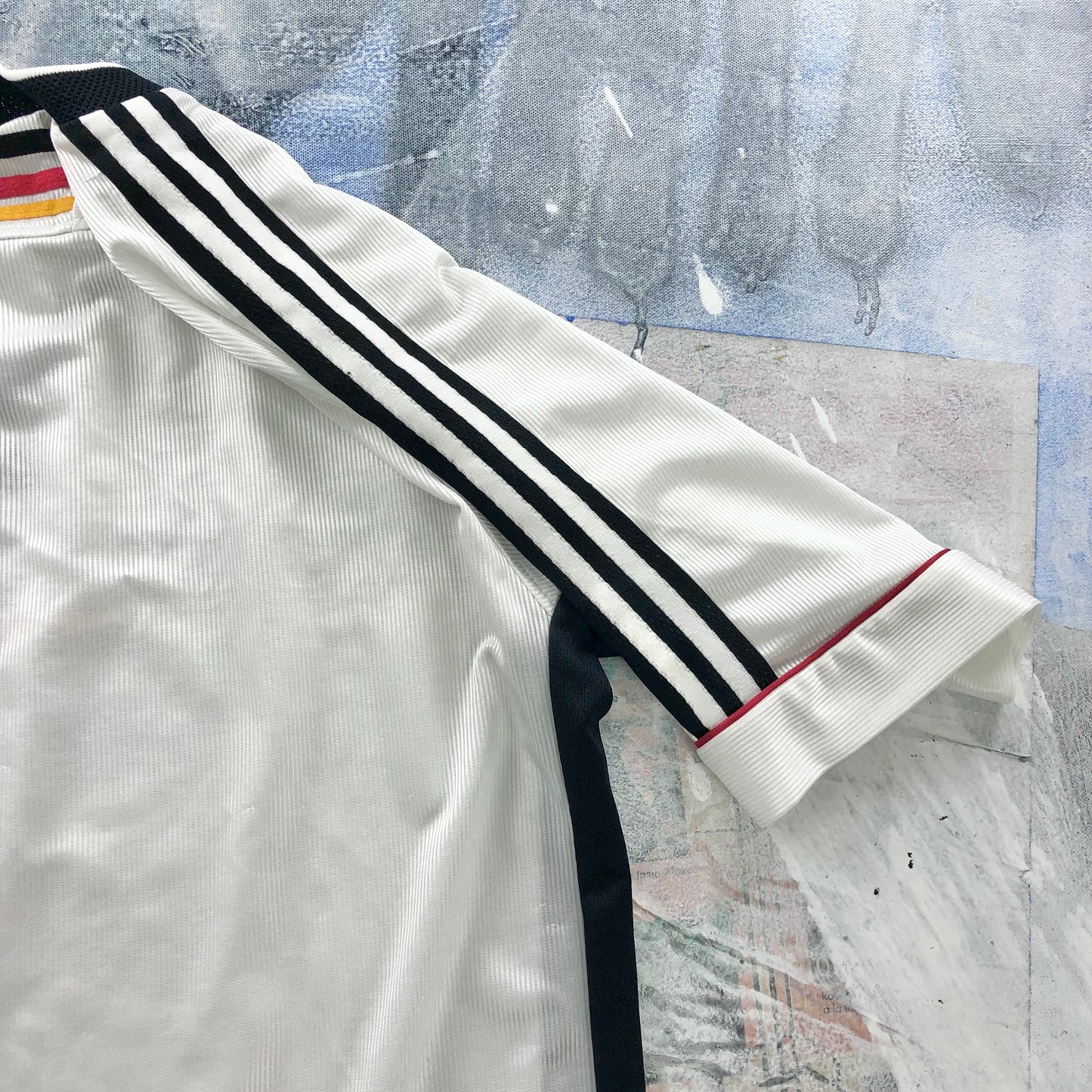 Vintage 90s Adidas Germany Futbol Jersey L