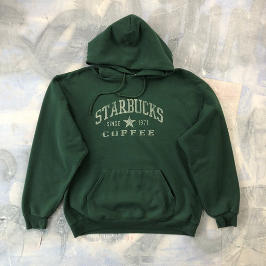 Vintage Starbucks Coffee Hoodie Sweatshirt L
