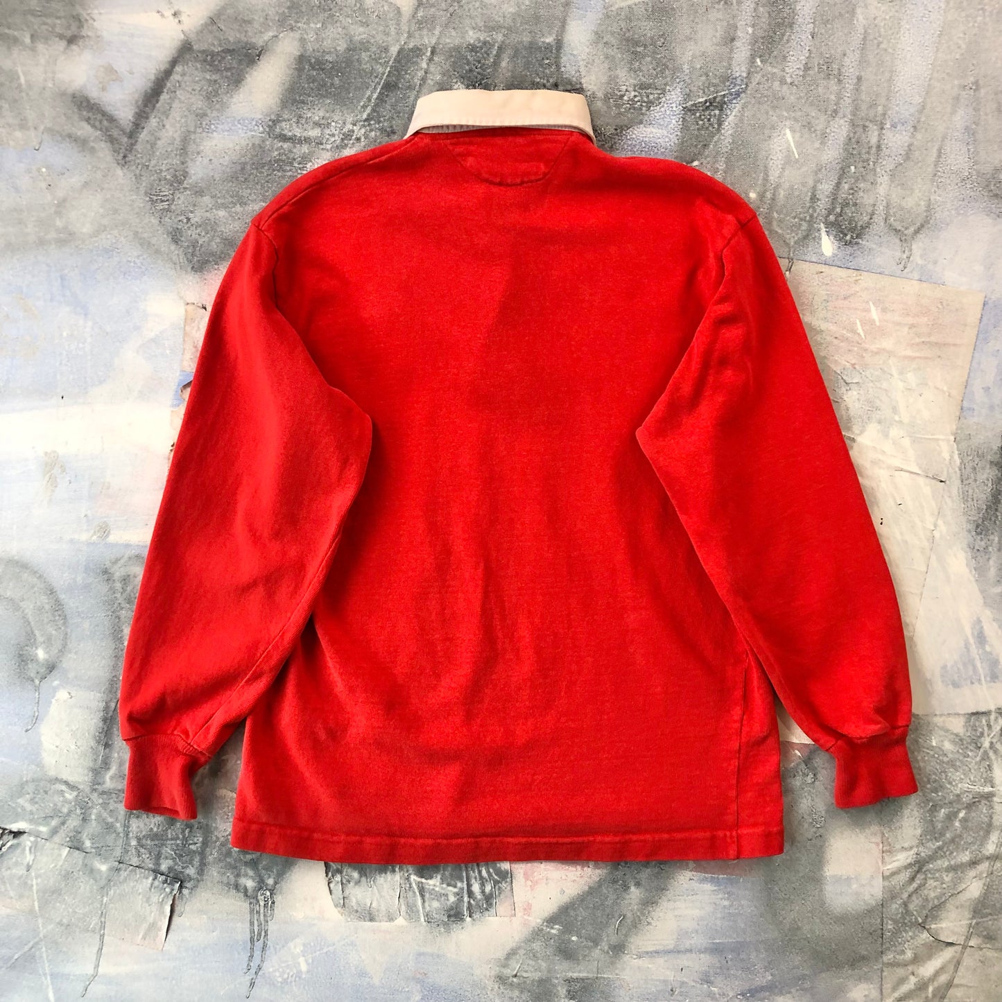 Vintage 90s Team Canada Barbarian Rugby Wear Long Sleeve Polo M