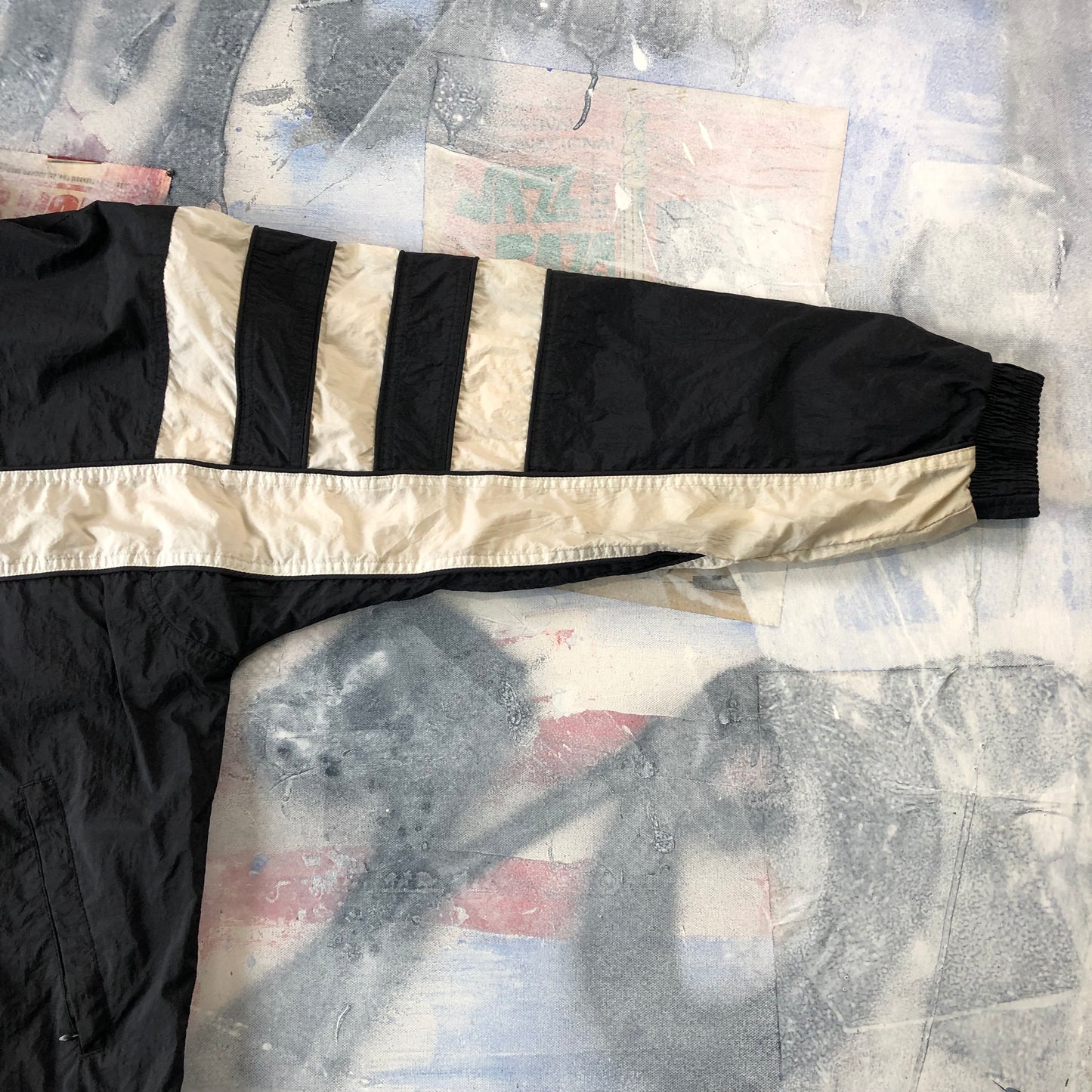Adidas 90s Blanket Lined Windbreaker Zip Jacket M