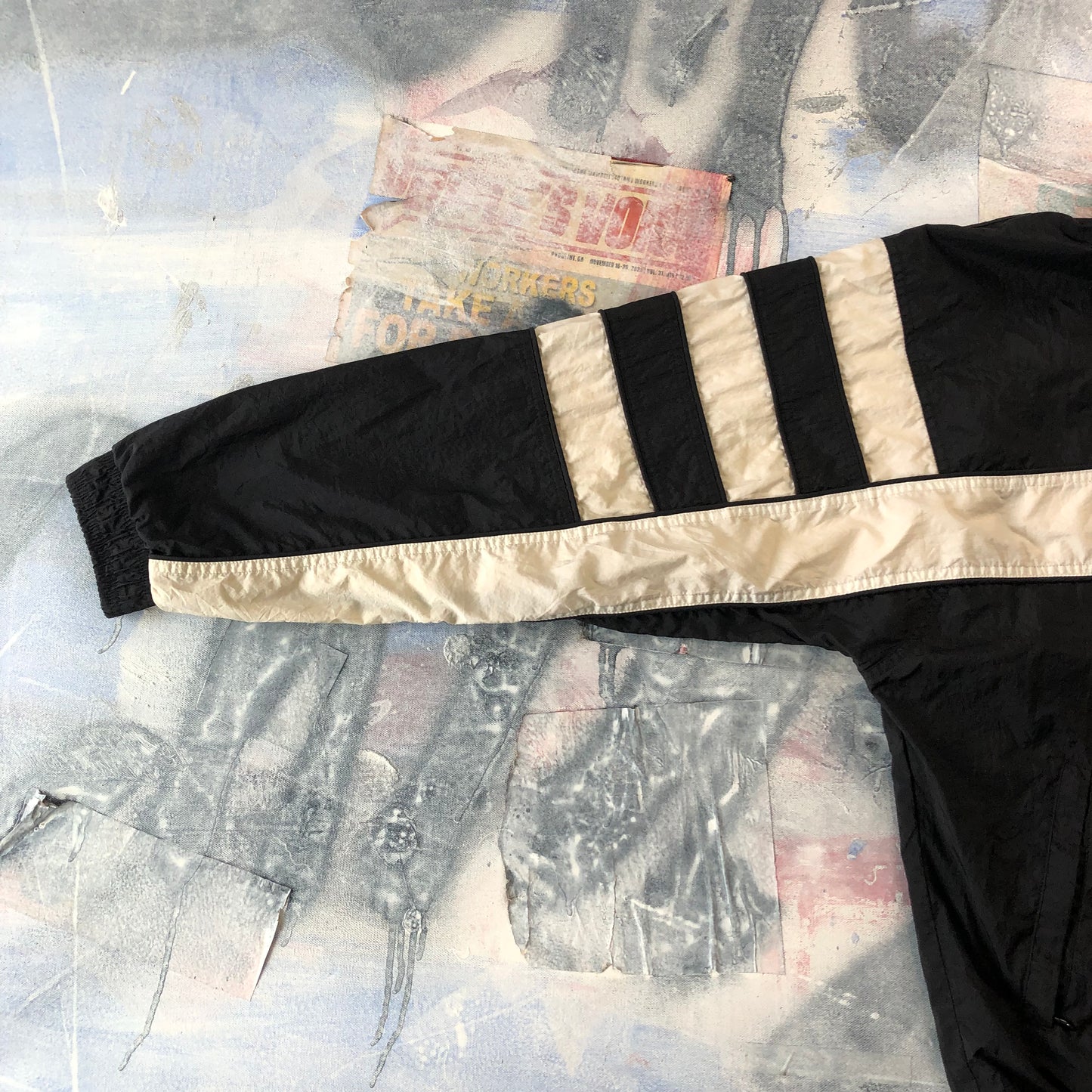 Adidas 90s Blanket Lined Windbreaker Zip Jacket M