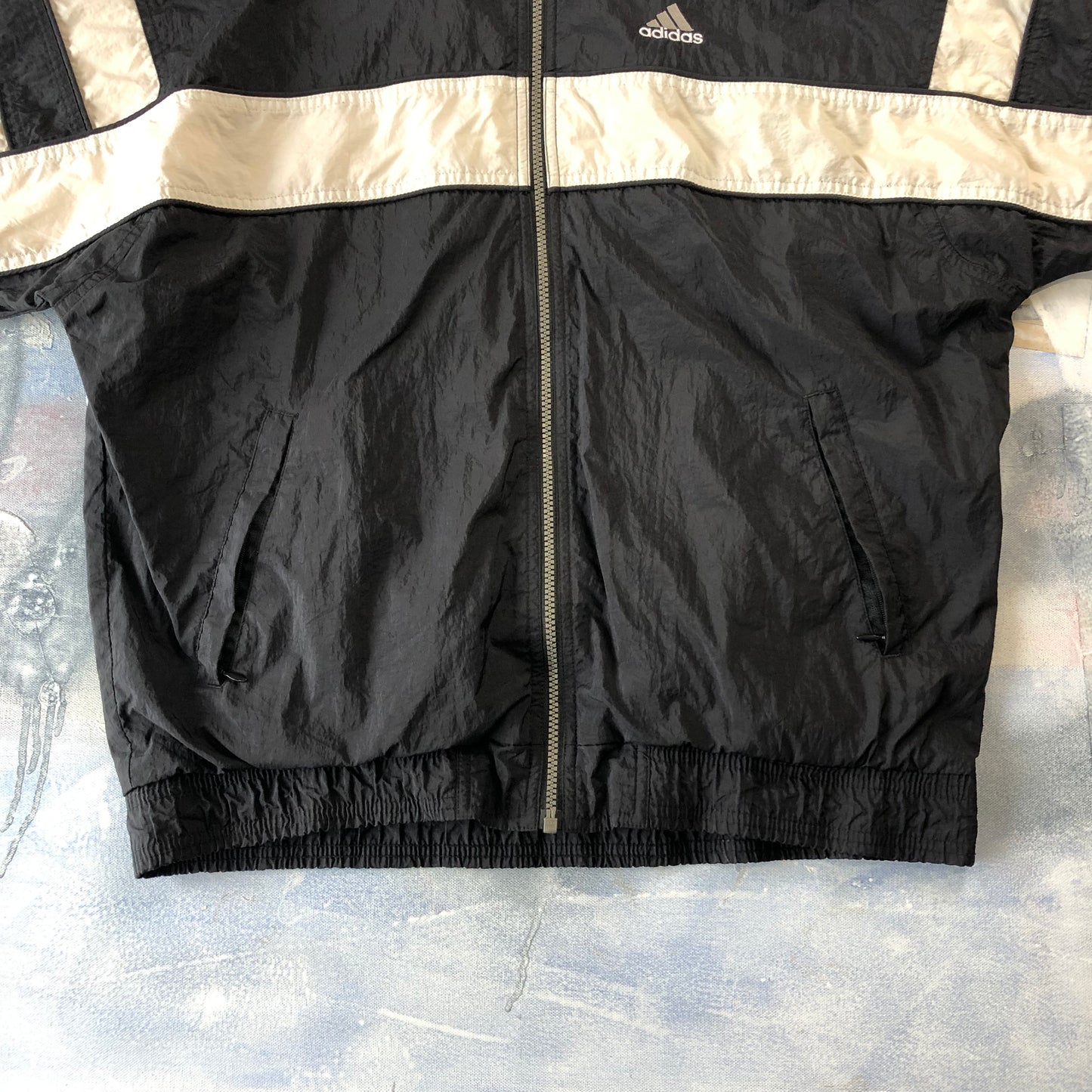 Adidas 90s Blanket Lined Windbreaker Zip Jacket M