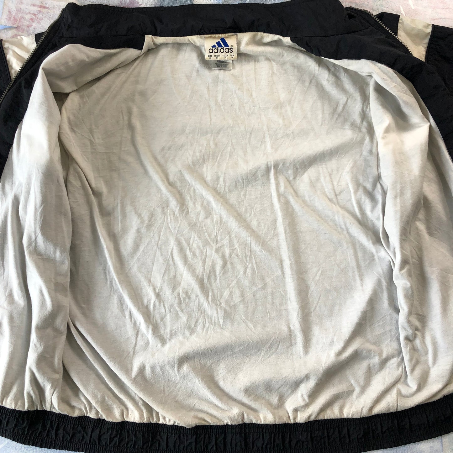 Adidas 90s Blanket Lined Windbreaker Zip Jacket M