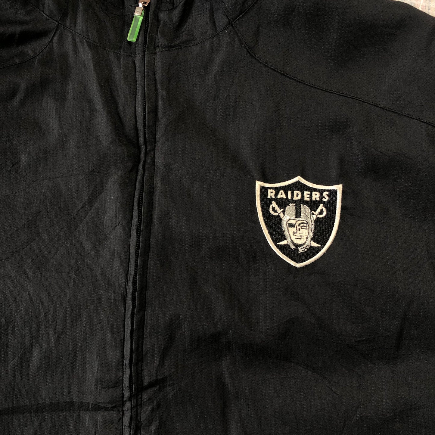 Reebok NFL Oakland Raiders On Field Fleece Lined Hooded Zip Jacket XL