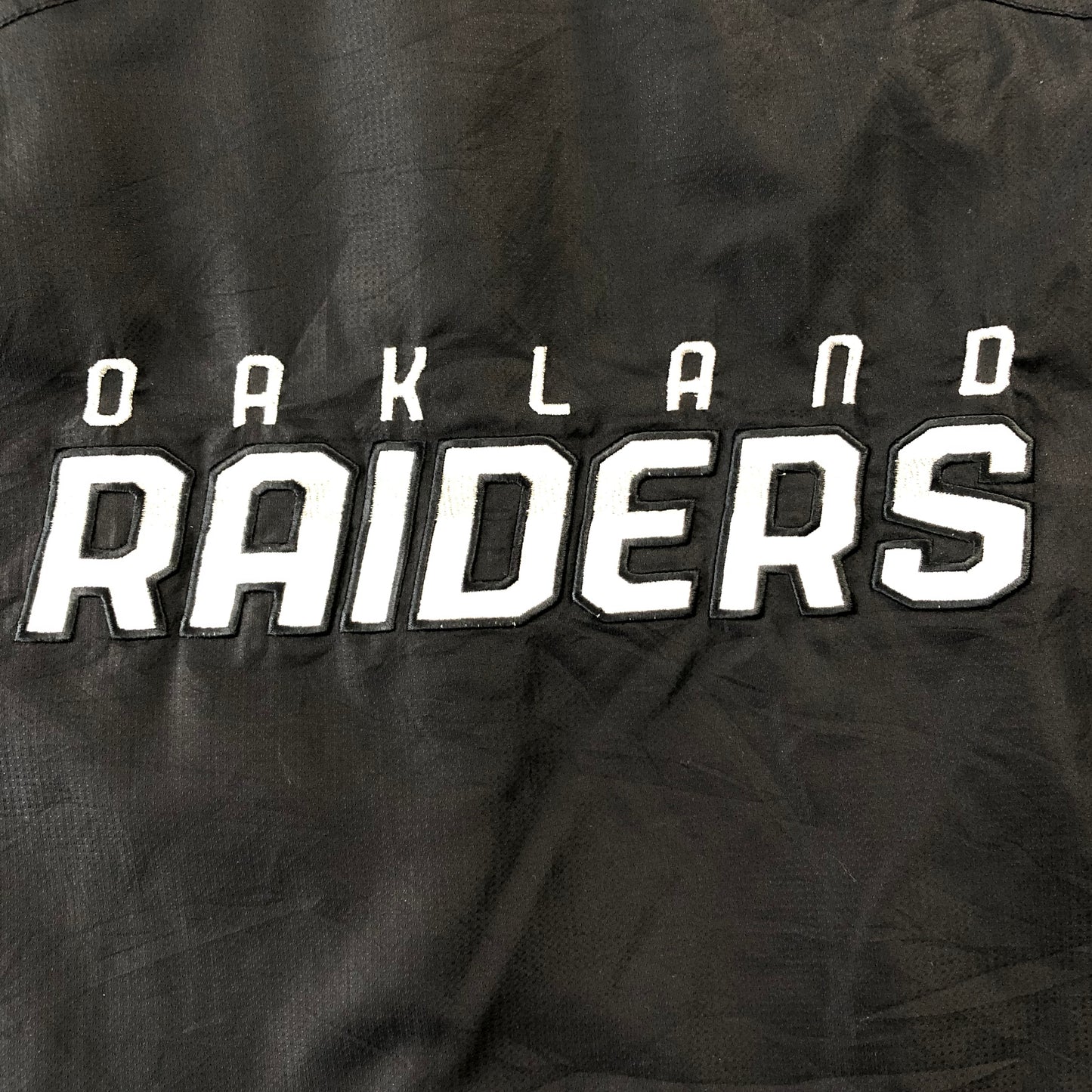 Reebok NFL Oakland Raiders On Field Fleece Lined Hooded Zip Jacket XL