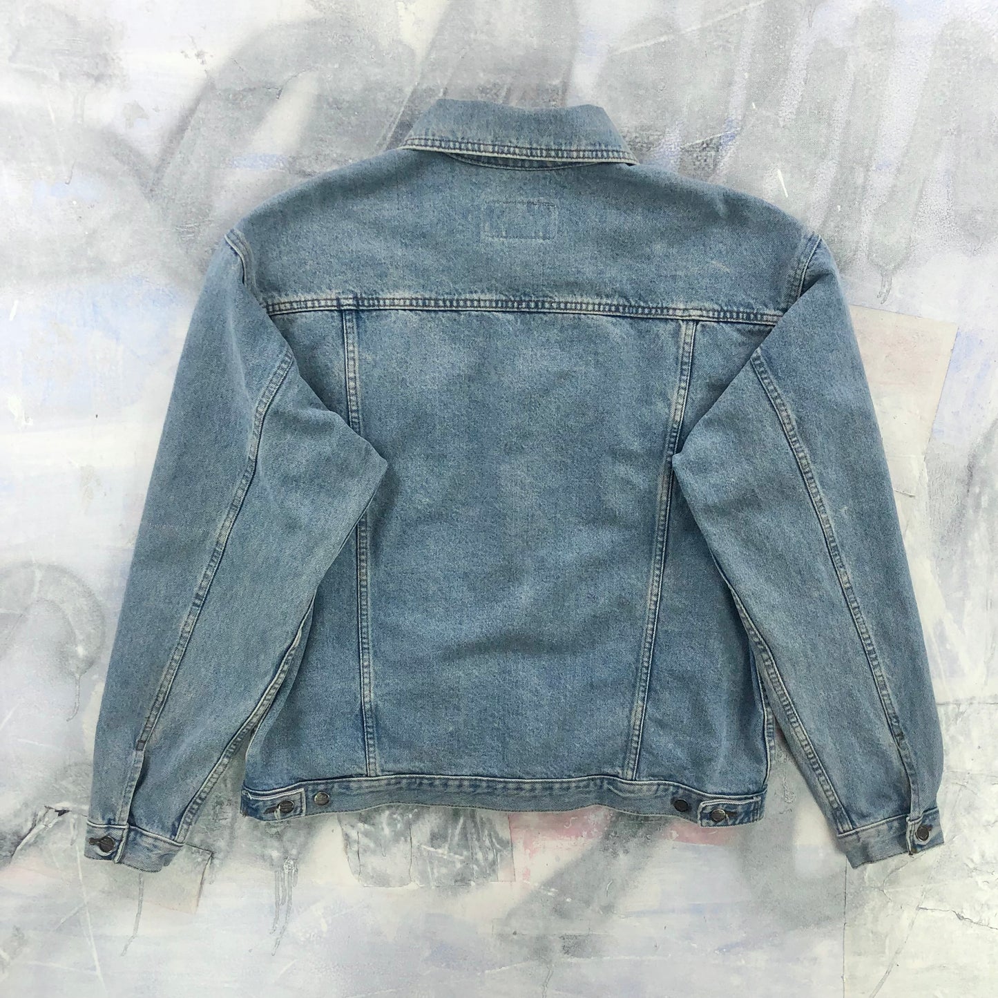 Vintage Harley Davidson Motorcycles Denim Button Jacket L