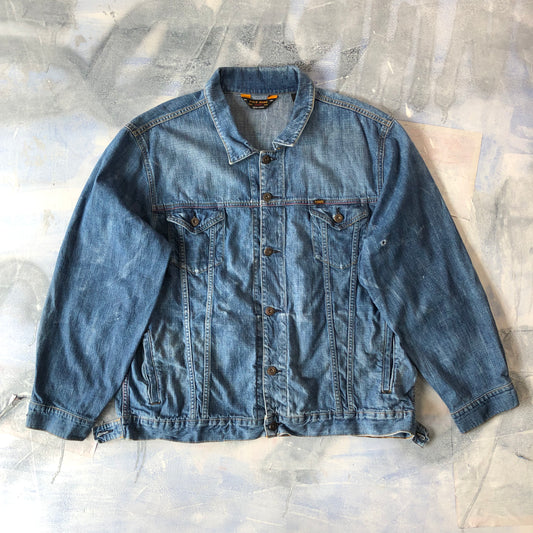 Polo Jeans Company Ralph Lauren Retro Denim Button Jacket XL