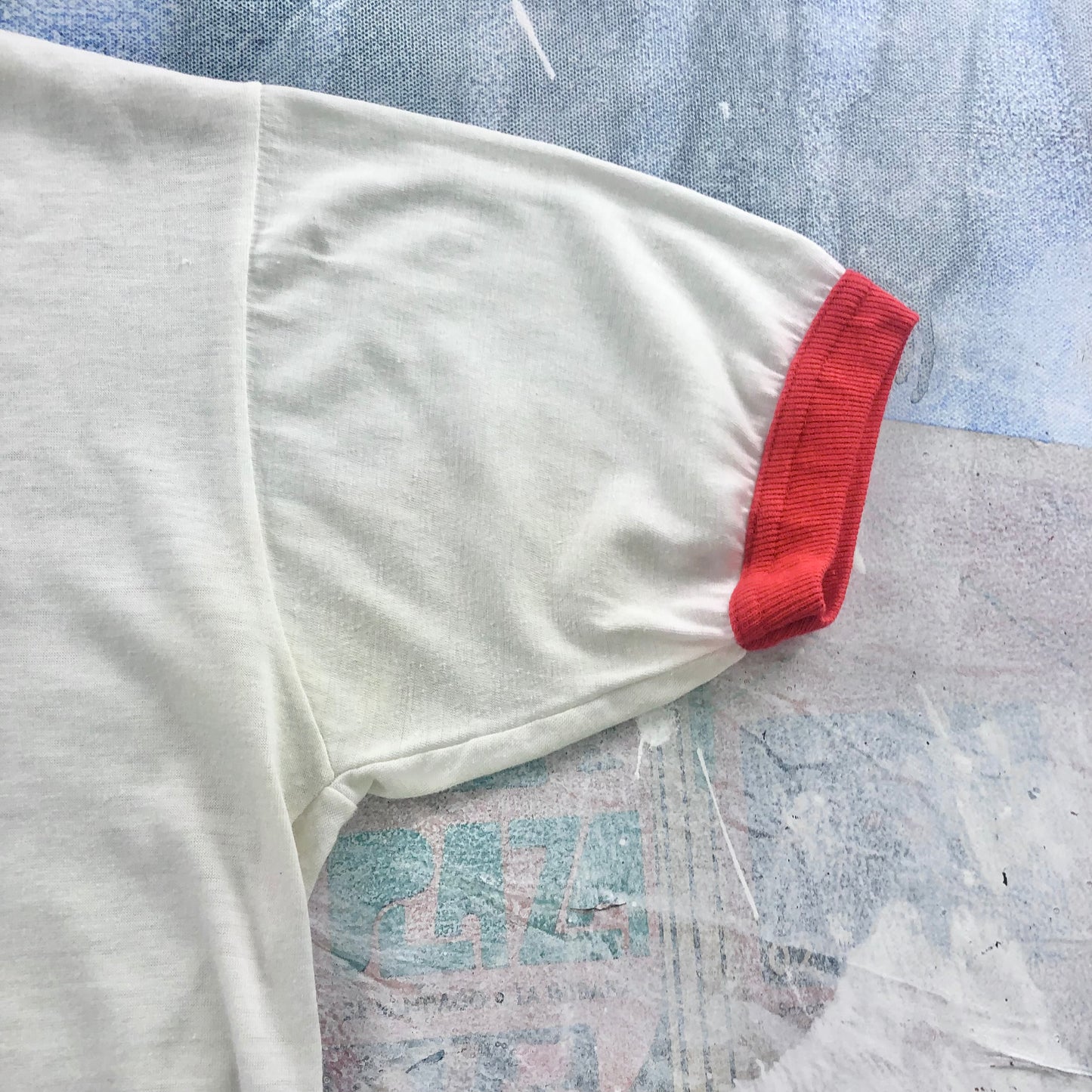 Vintage 80s University Of Alberta Law Ringer Single Stitch T Shirt M