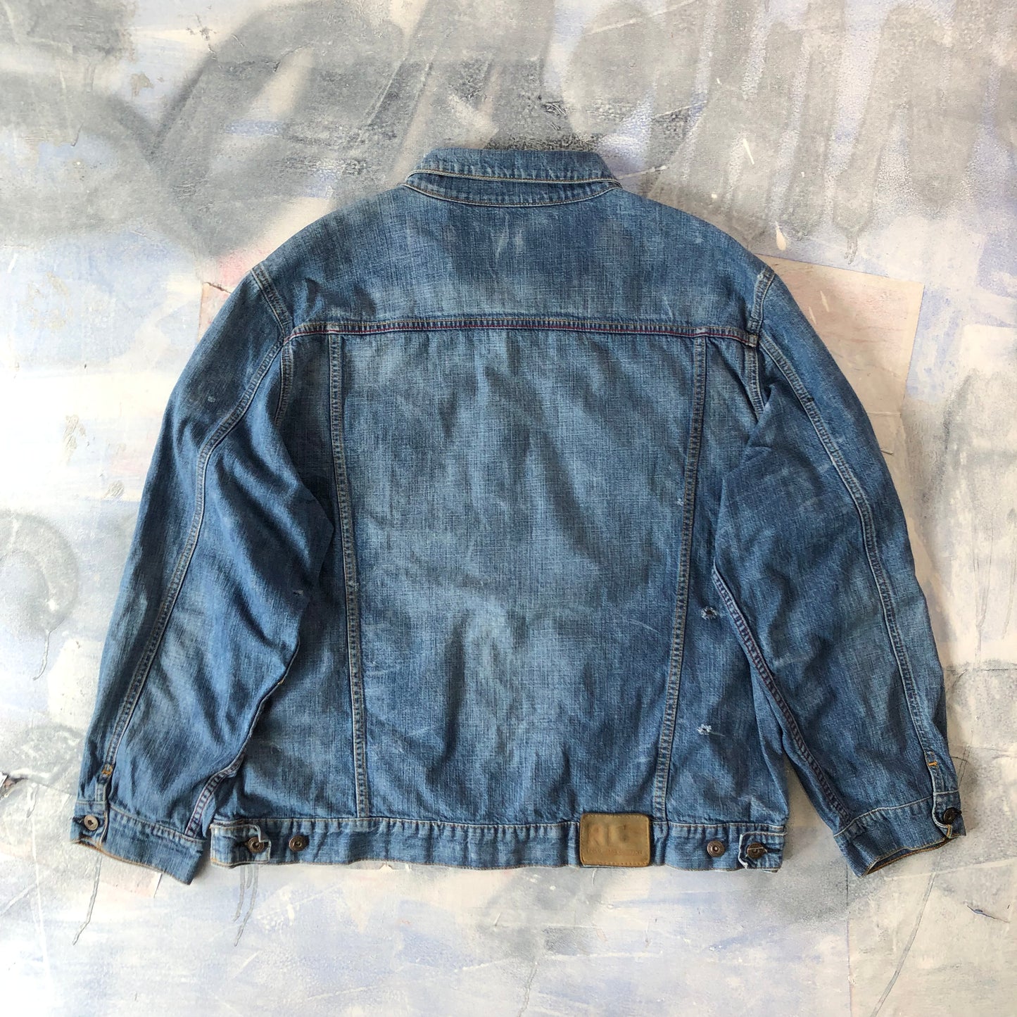 Polo Jeans Company Ralph Lauren Retro Denim Button Jacket XL