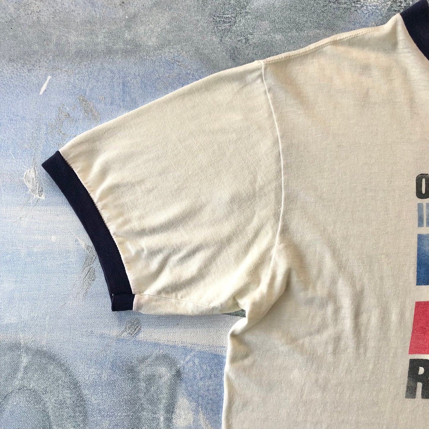 Vintage USA 70s Orange County International Raceway Single Stitch Ringer T Shirt XL