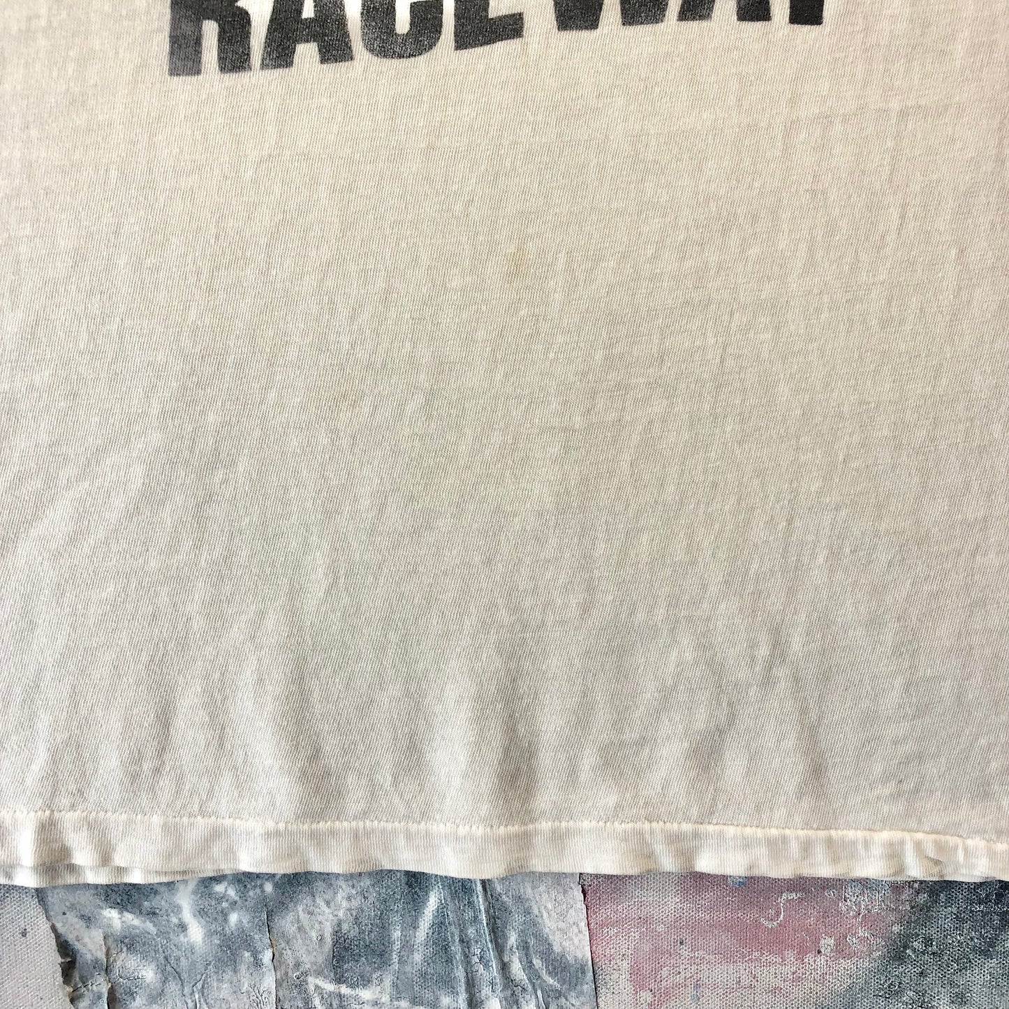 Vintage USA 70s Orange County International Raceway Single Stitch Ringer T Shirt XL