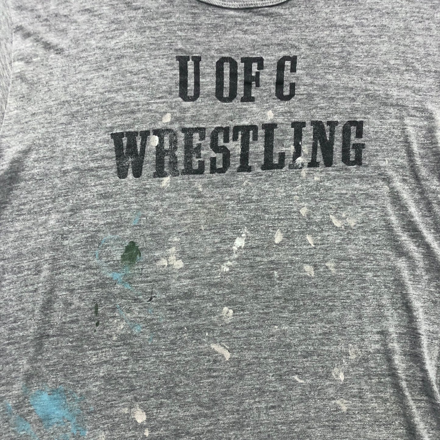 Vintage 90s USA University Of Calgary Wrestling T Shirt L