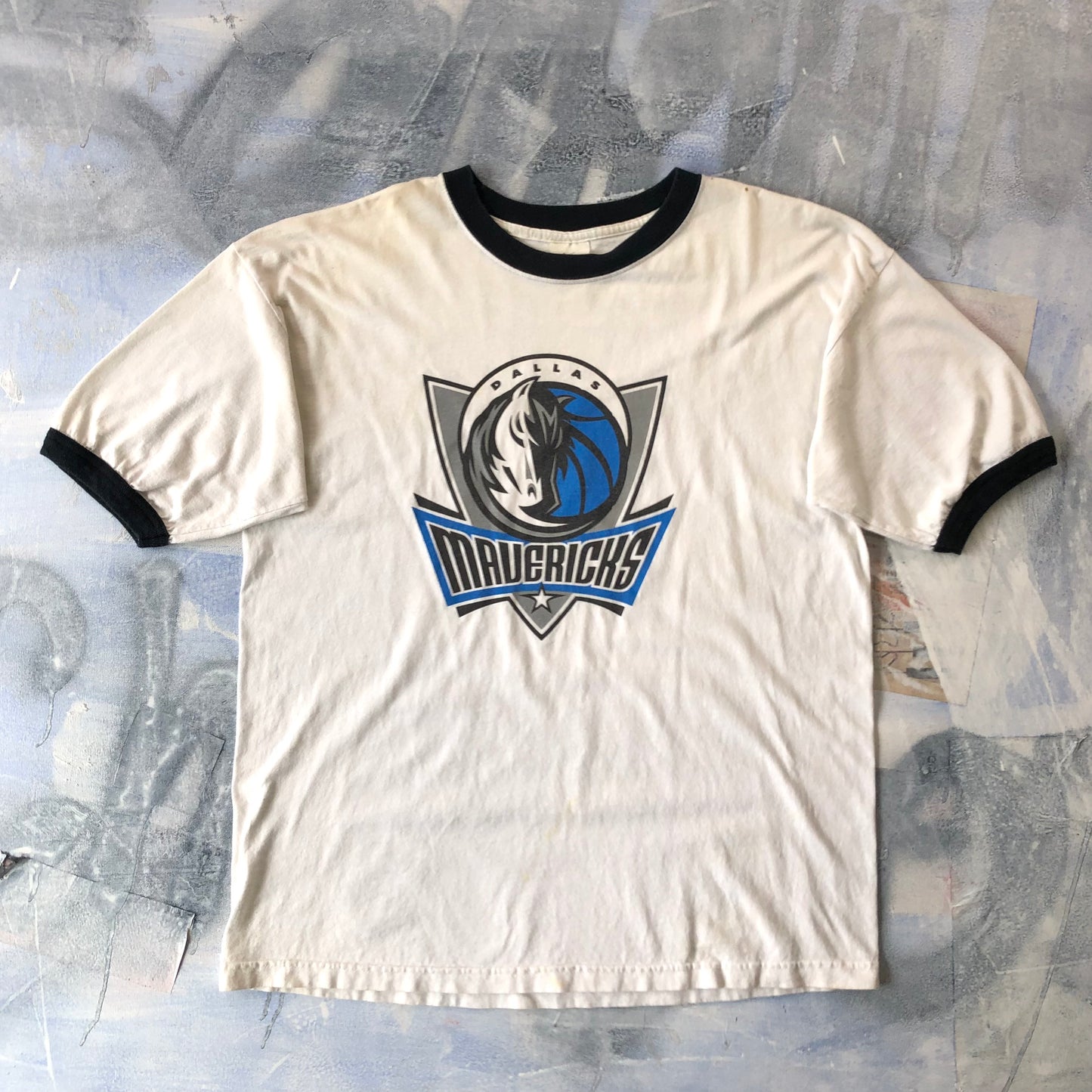 NBA Dallas Mavericks Majesitc USA Retro T Shirt XL