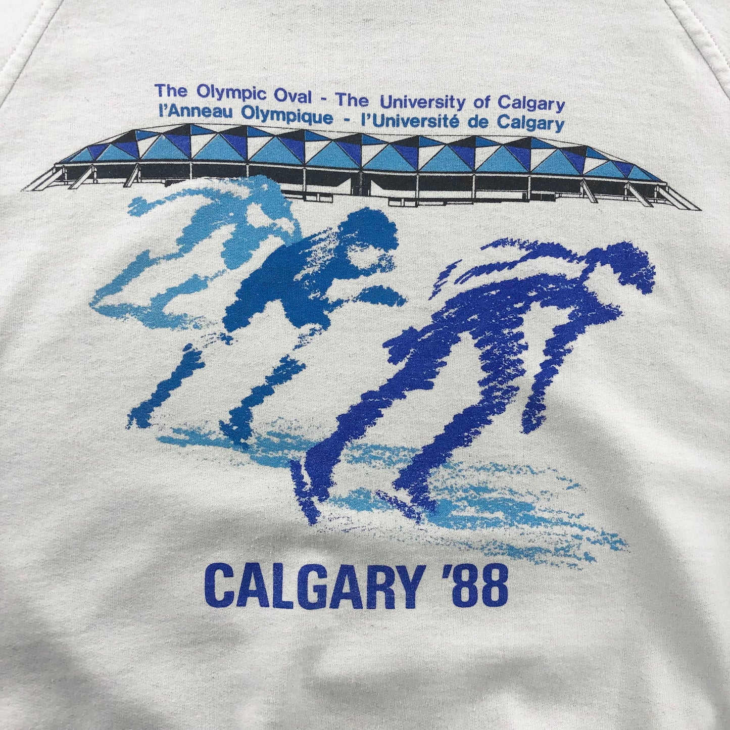Vintage 80s University Of Calgary Winter Olympics Crewneck Sweatshirt M