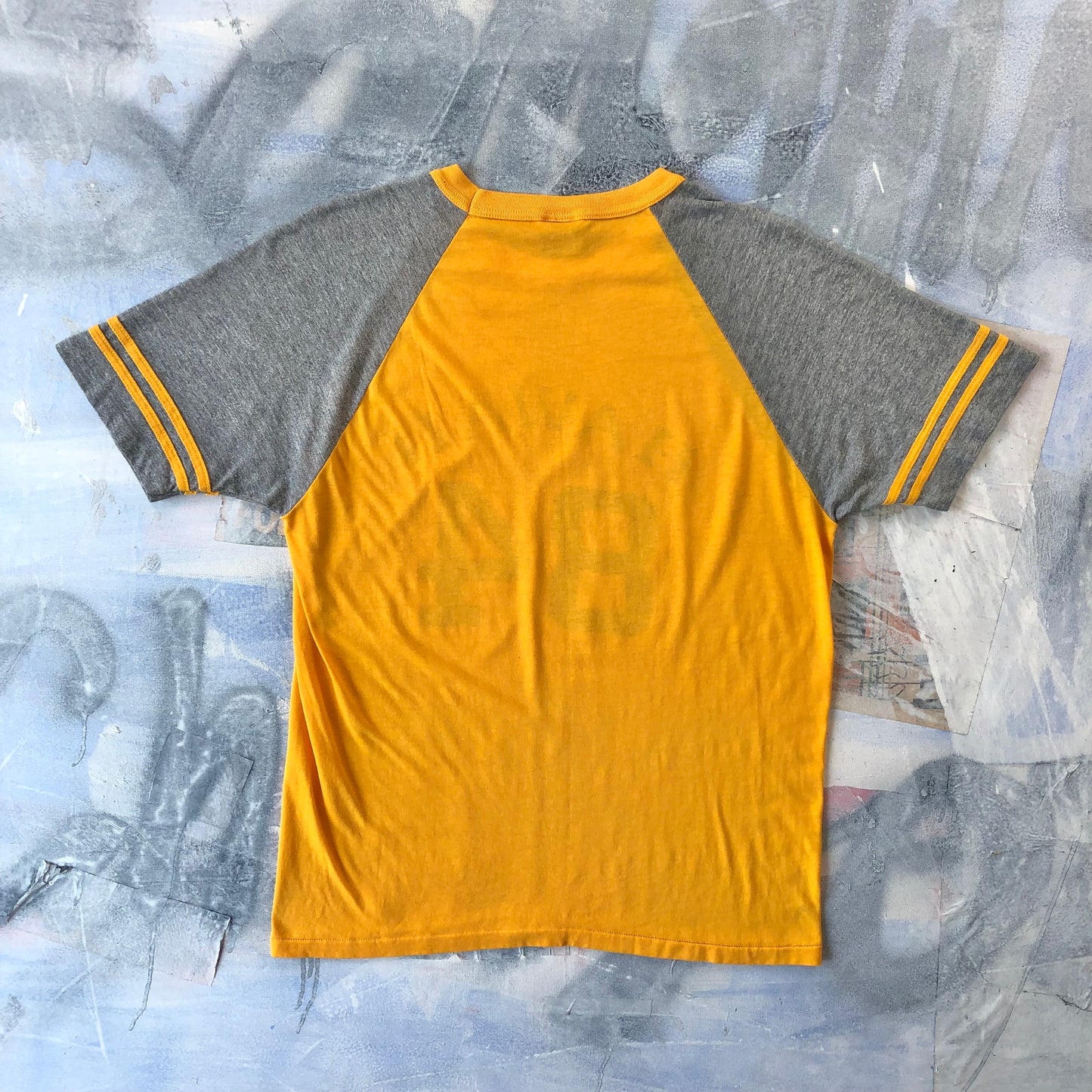 Vintage 70s Hawaii 84 Single Stitch Ringer T Shirt XL