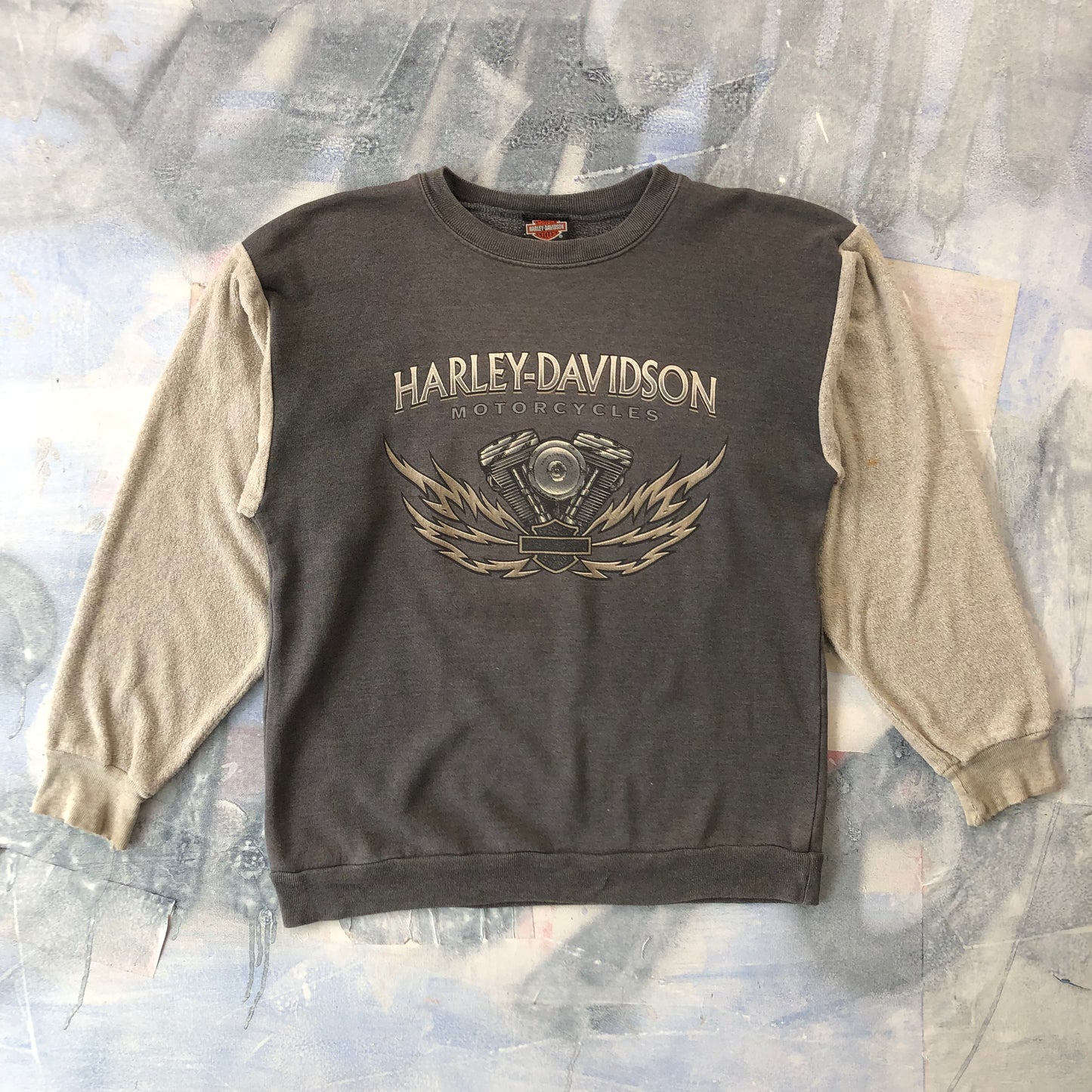 Harley Davidson Hartford Connecticut 90s Crewneck Sweatshirt L