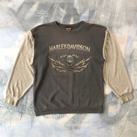Vintage 90s Harley Davidson Hartford Connecticut Crewneck Sweatshirt L