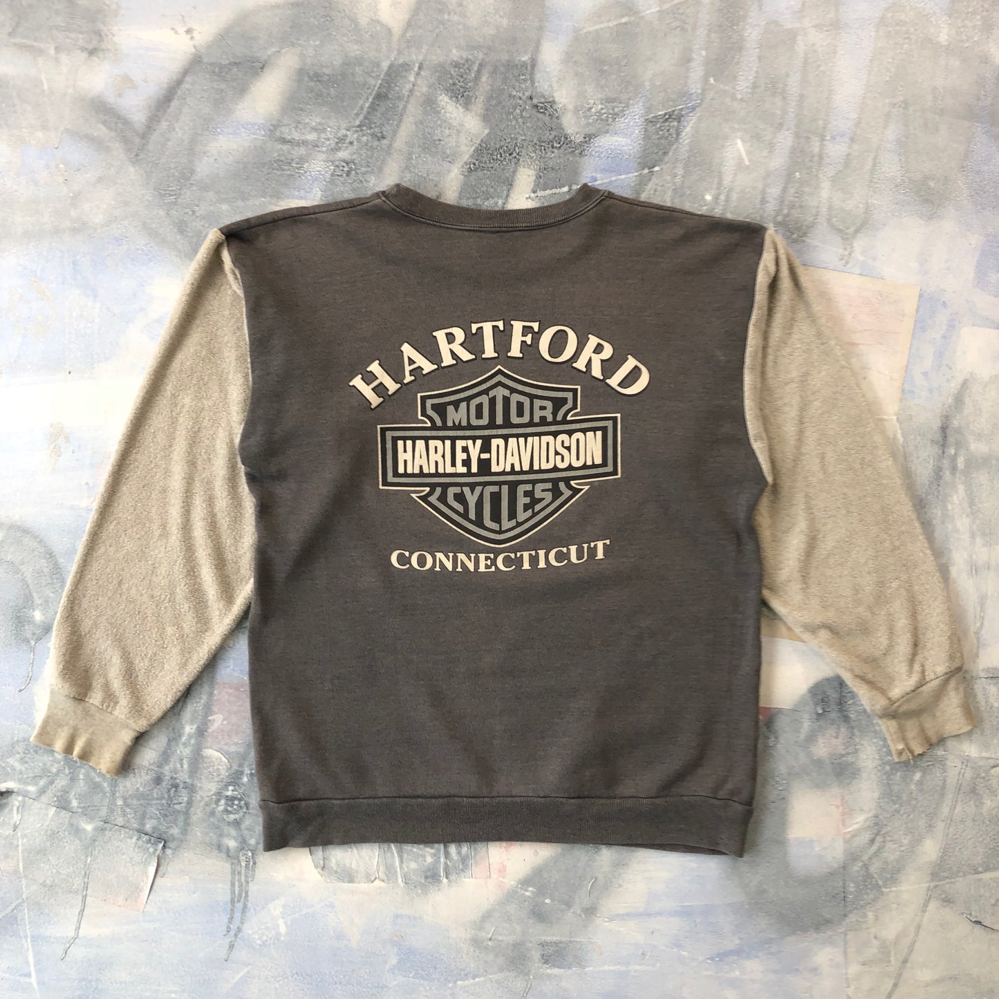 Harley Davidson Hartford Connecticut 90s Crewneck Sweatshirt L