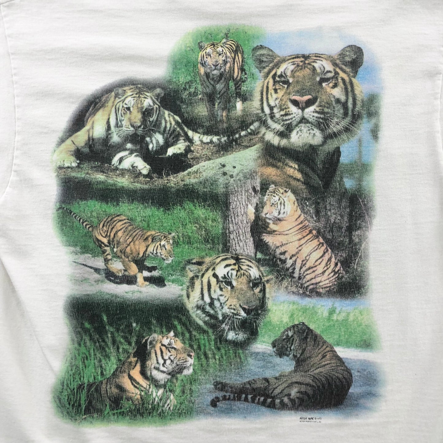 Vintage 90s USA Philadelphia Zoo Tigers Single Stitch T Shirt L