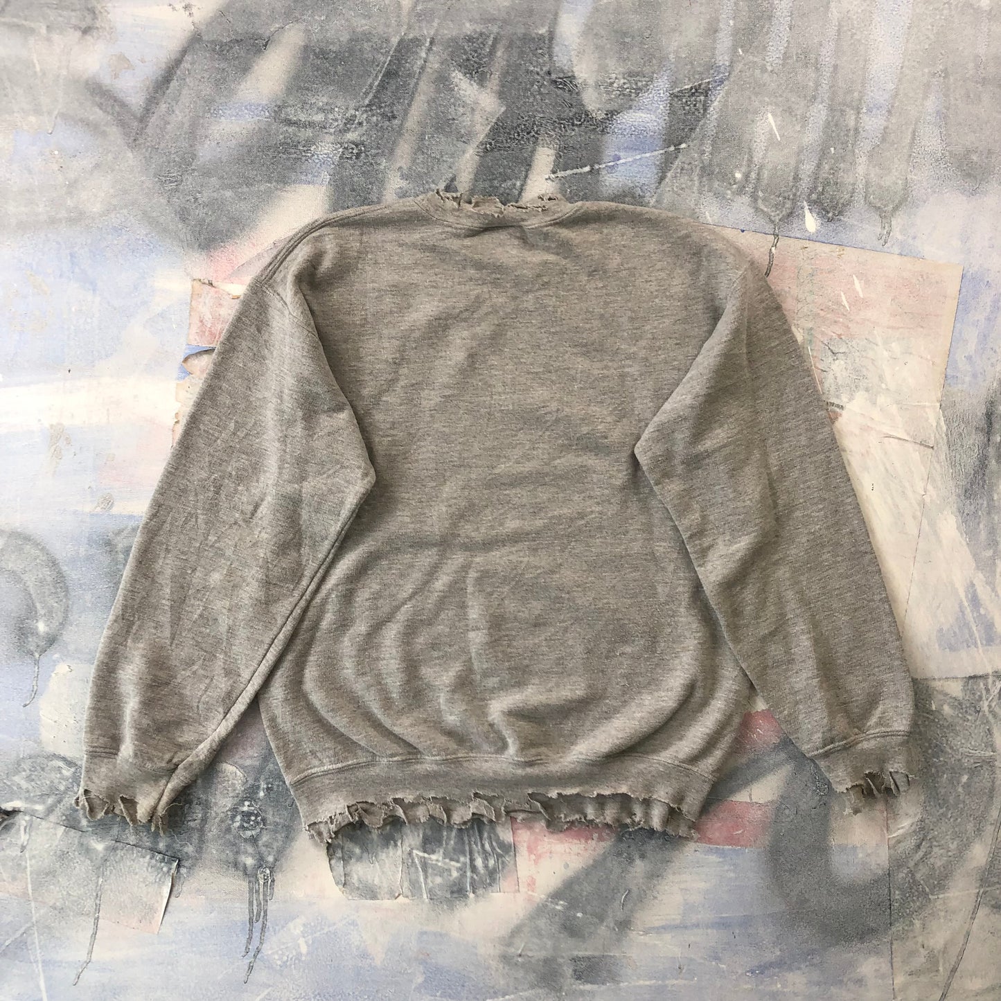 The Rolling Stones Distressed Style Crewneck Sweatshirt S