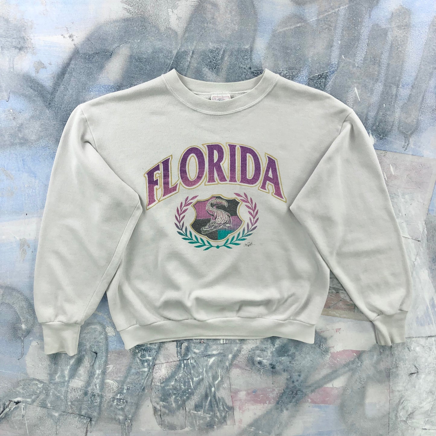 Vintage 90s USA Florida Gator Crewneck Sweatshirt L