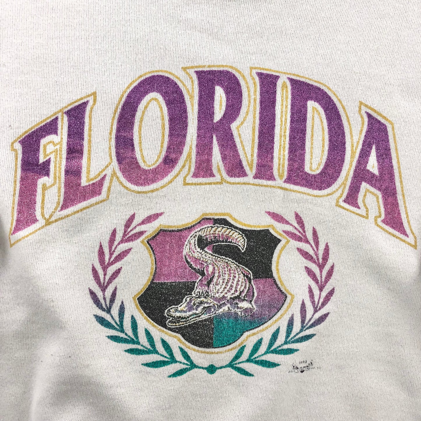 Vintage 90s USA Florida Gator Crewneck Sweatshirt L