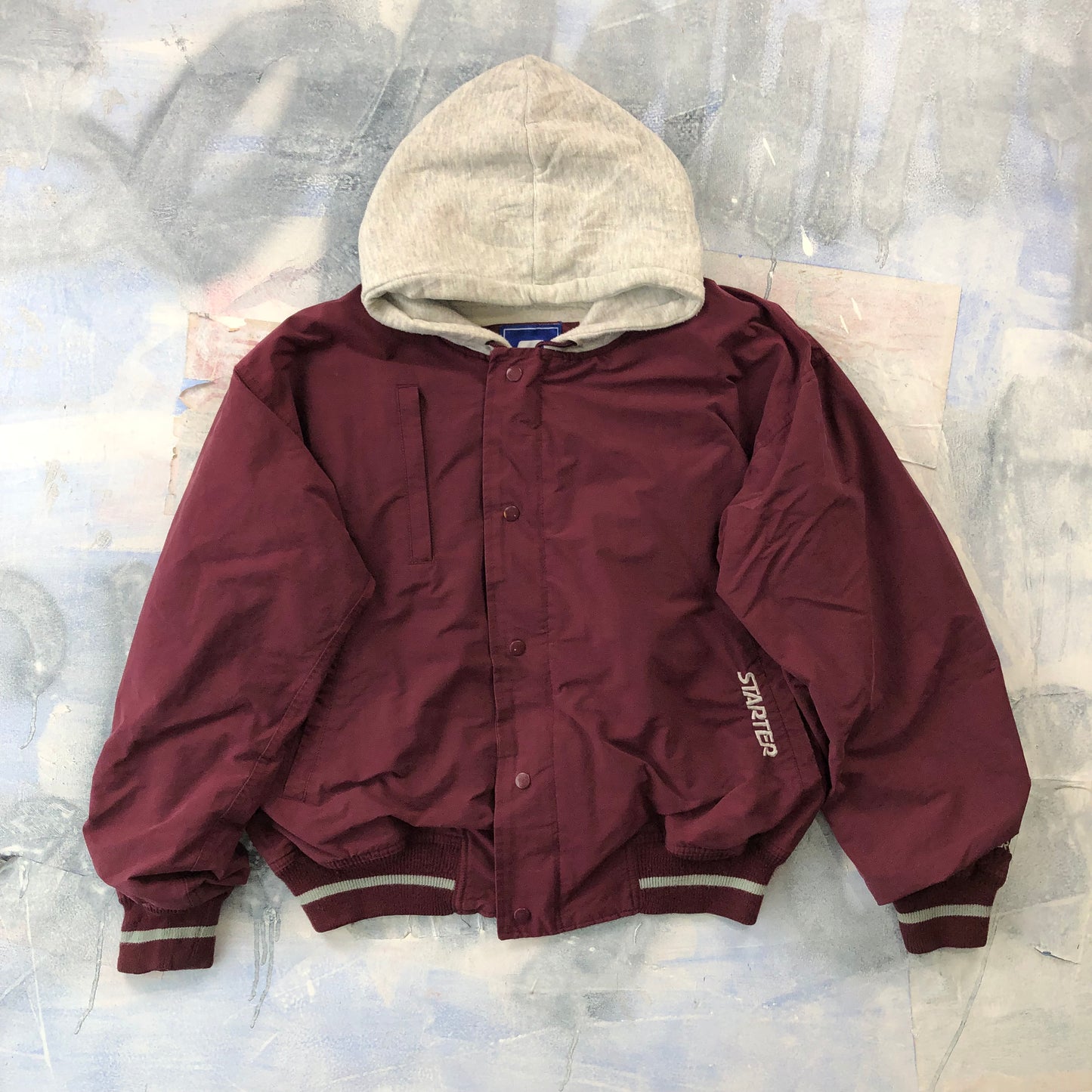 Starter Retro Hooded Puffer Jacket M