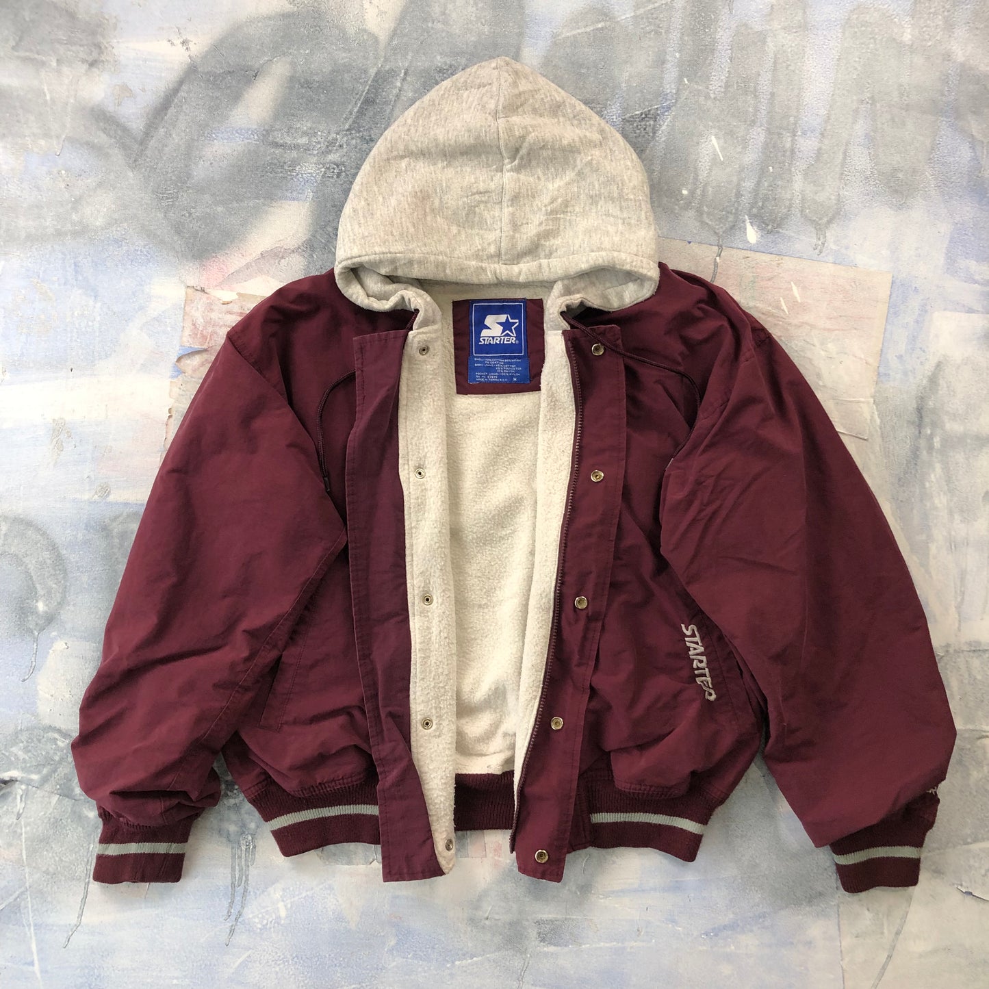 Starter Retro Hooded Puffer Jacket M
