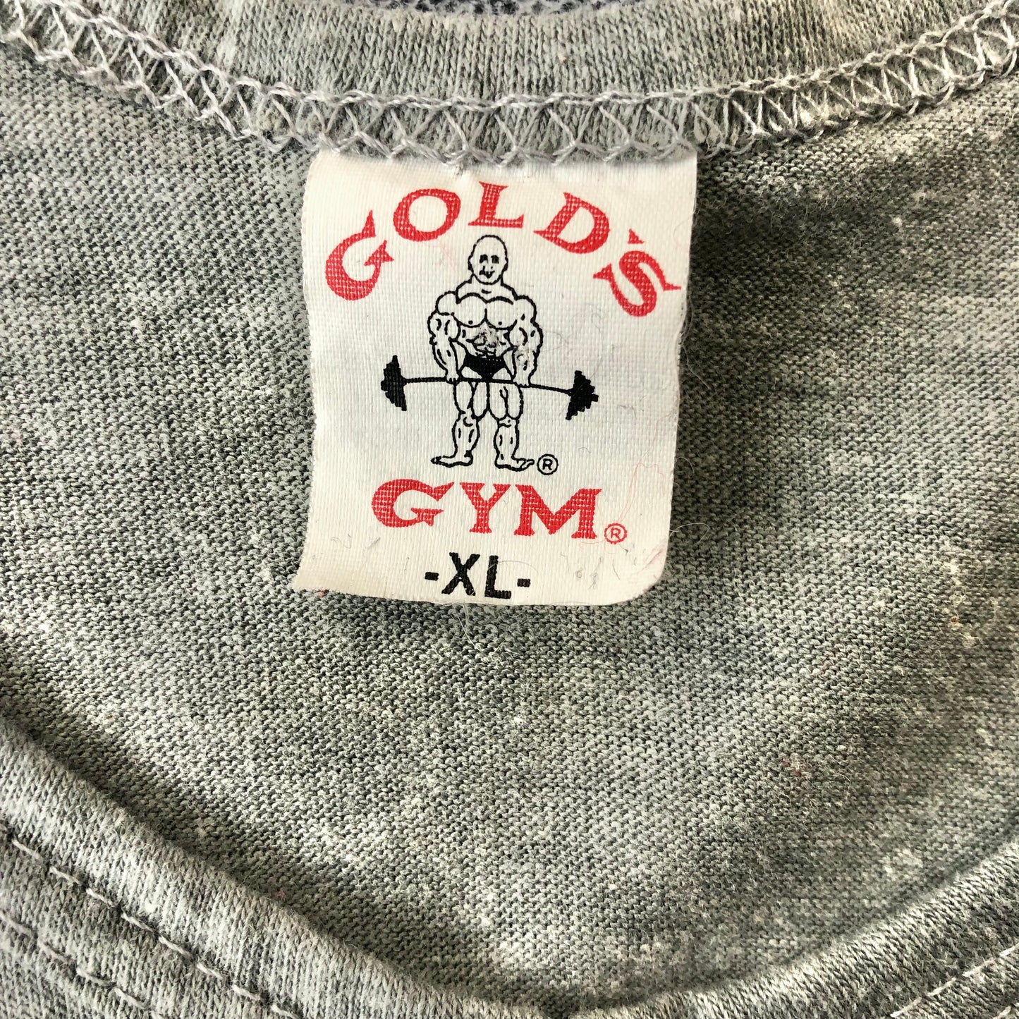 Vintage USA 70s Golds Gym Las Vegas Nevada Single Stitch Tank Top XL