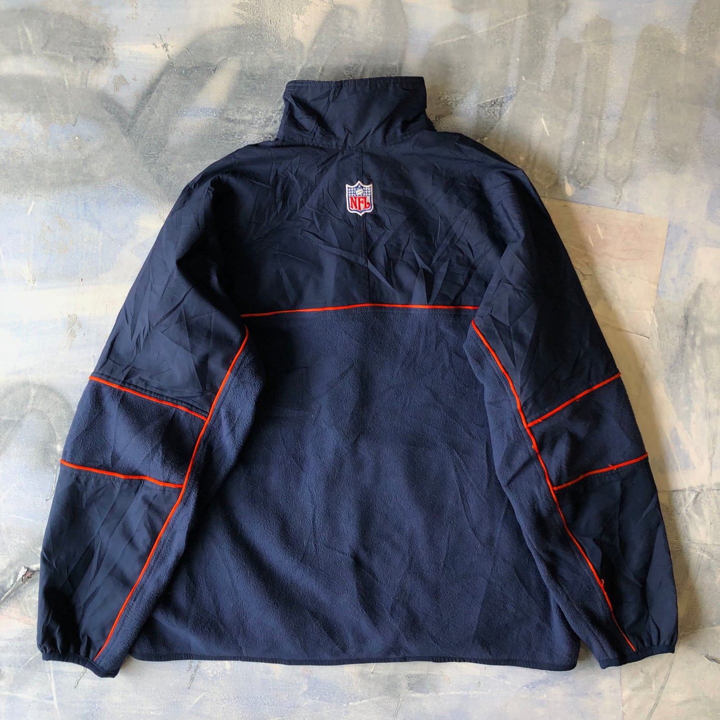 Nike Team NFL Denver Broncos Retro Fleece Lined Zip Jacket XXL