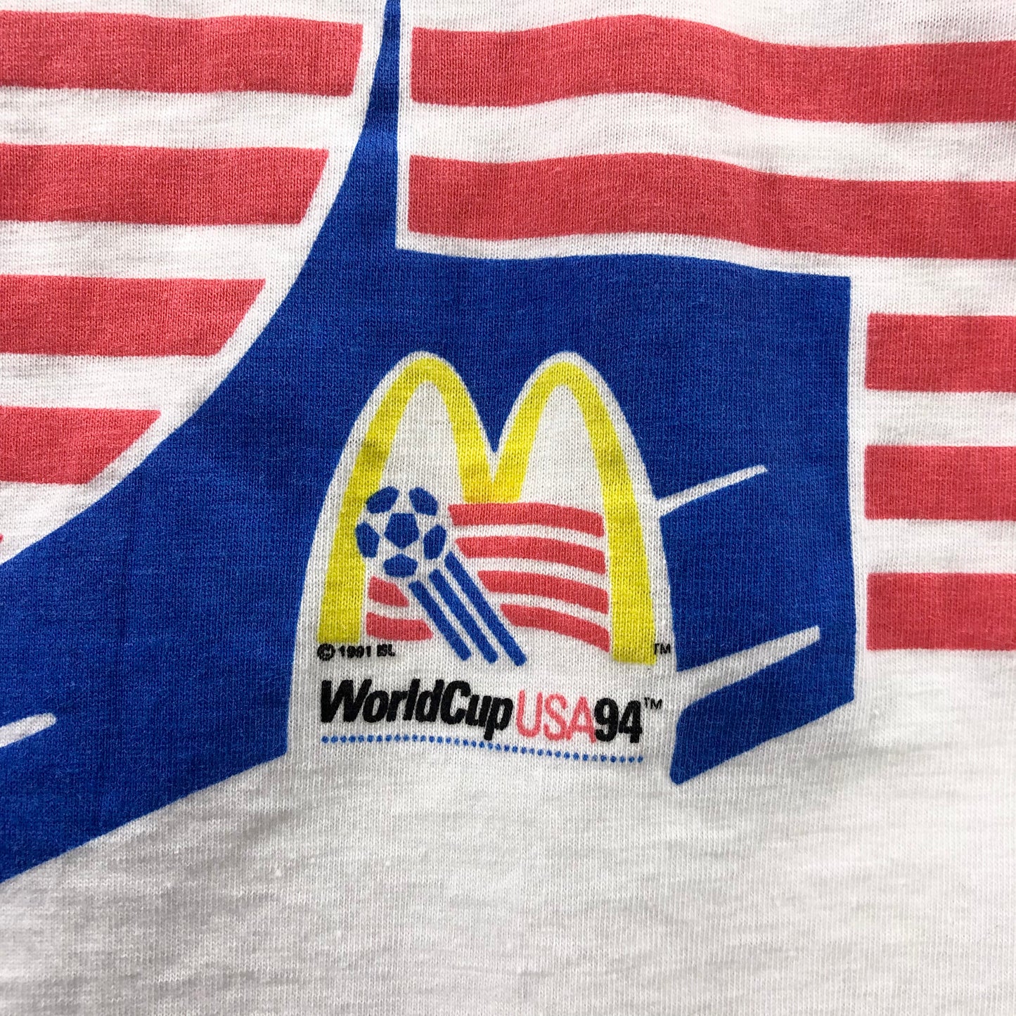 Vintage 1994 FIFA World Cup USA Soccer Single Stitch T Shirt XL