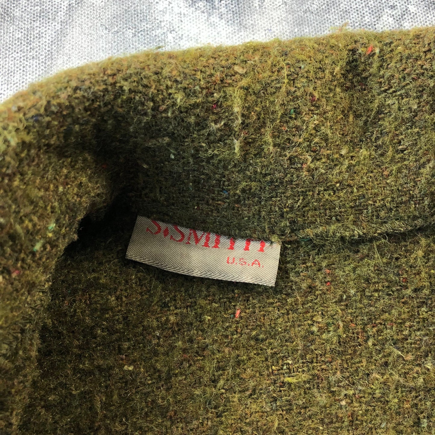 Vintage USA 50s Military Aviator Wool Bomber Zip Jacket L