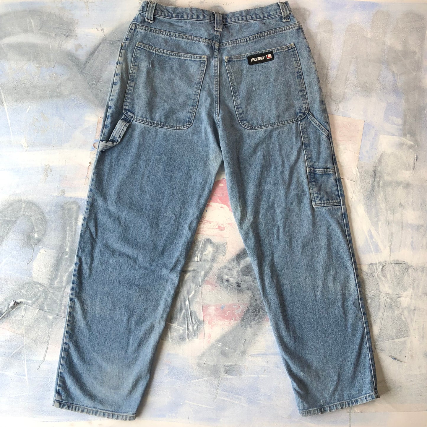 Fubu Loose Fit Retro Carpenter Jean W36