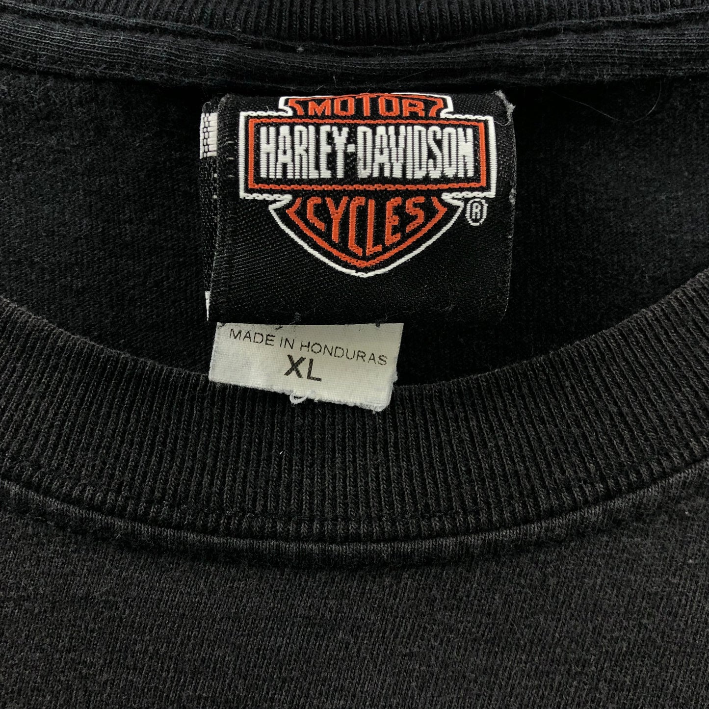 Vintage Harley Davidson Motorcycles Flames Emblem Calgary Alberta T Shirt XL