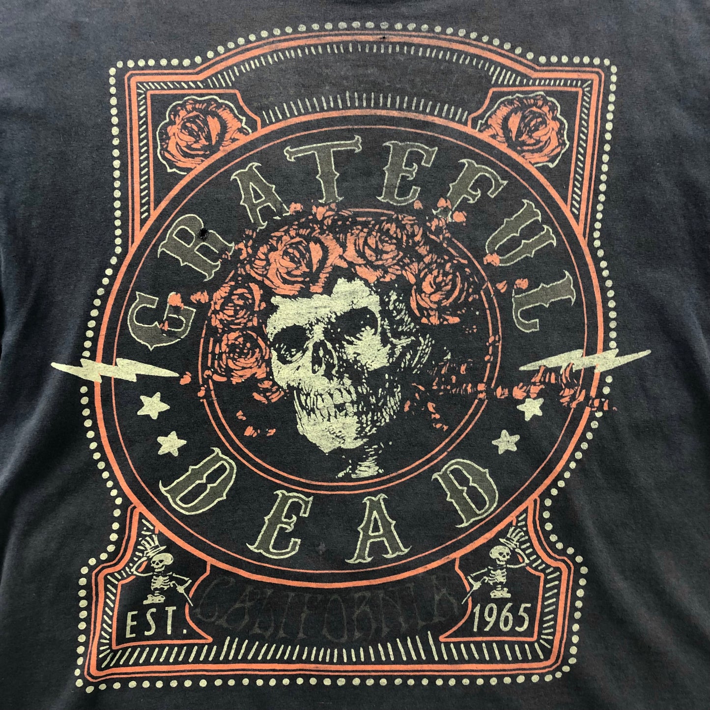 Vintage Grateful Dead Bertha California Skull Roses T Shirt XL