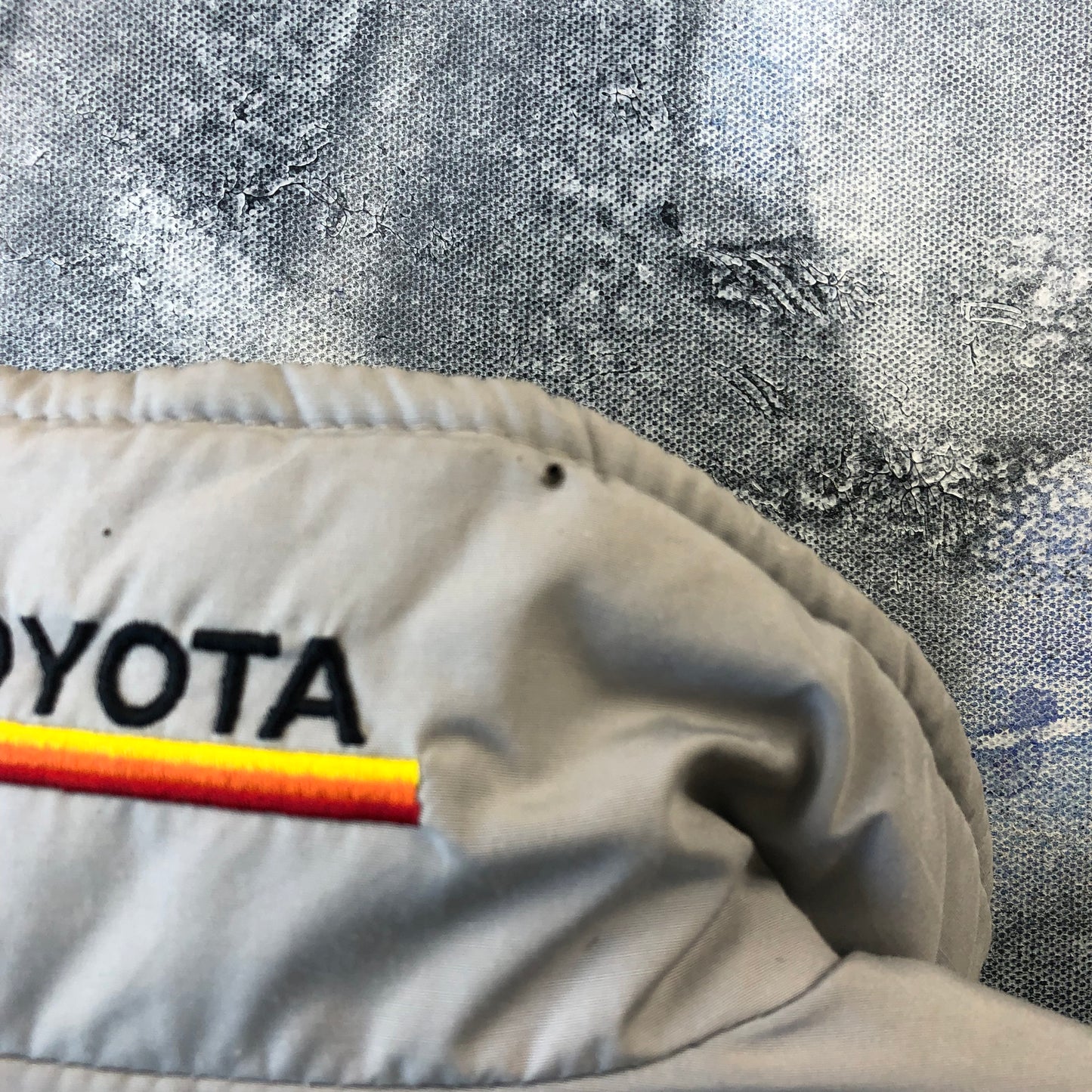 Vintage 80s Toyota Puffer Zip Vest M
