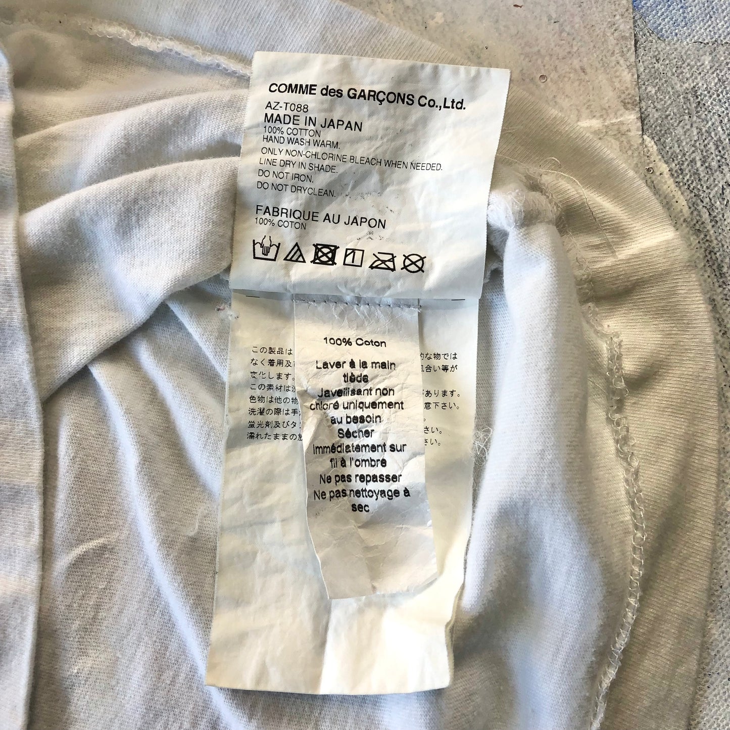 Comme Des Garcons Black Heart Blue Eyes XL