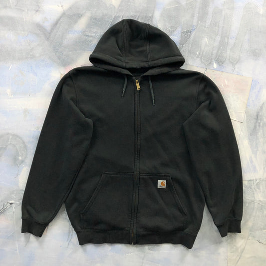 Carhartt Loose Fit Pocket Logo Zip Hoodie Sweatshirt M