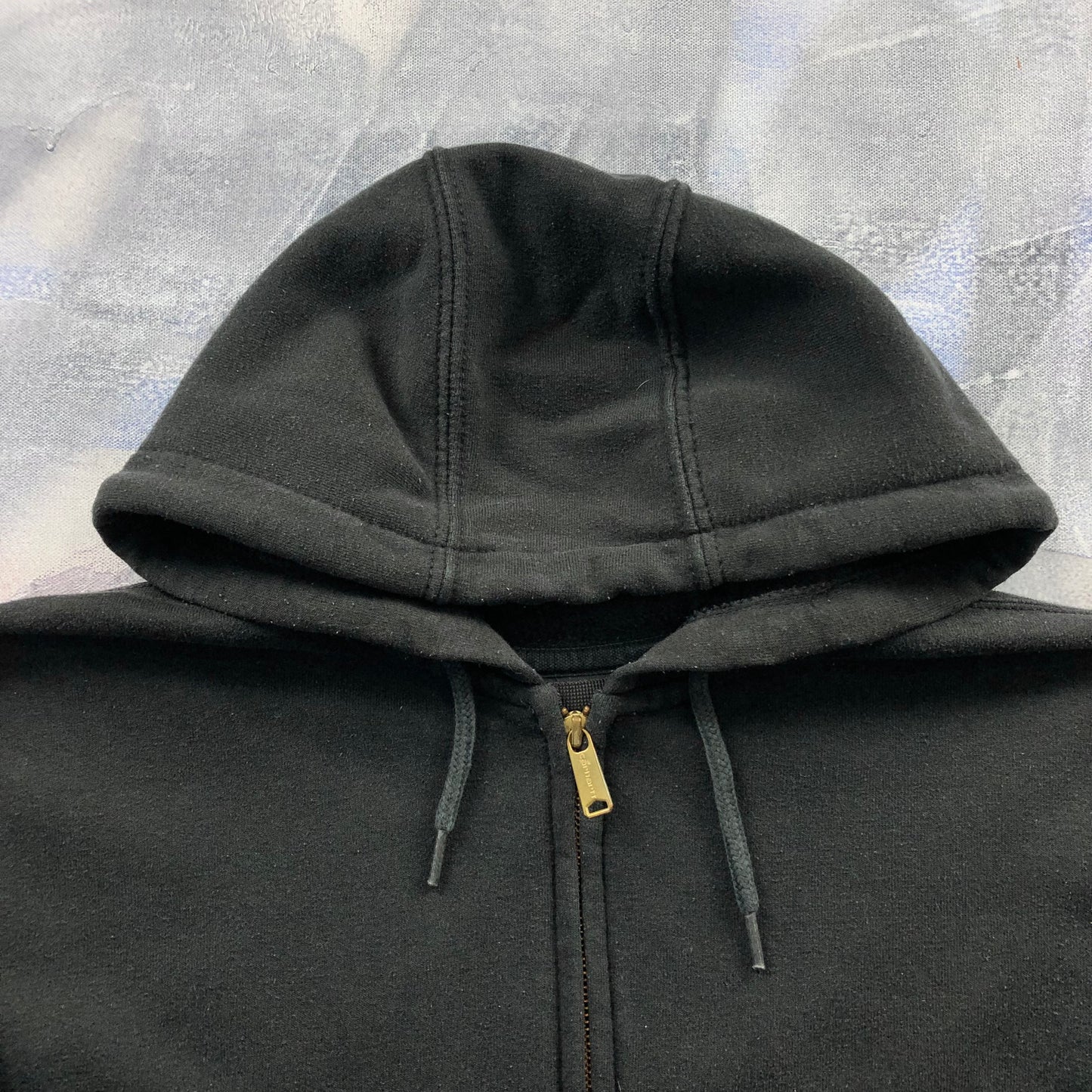 Carhartt Loose Fit Pocket Logo Zip Hoodie Sweatshirt M