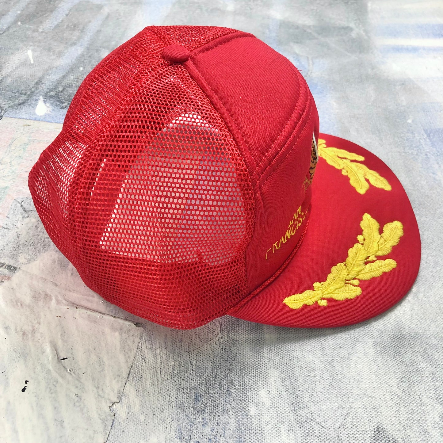Vintage San Francisco Commander VIce Squad Eagle Trucker Snapback Hat