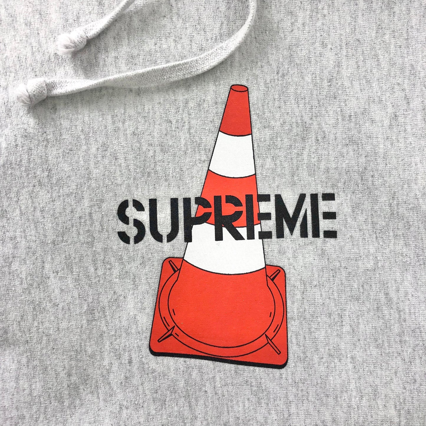 Vintage Supreme Traffic Cone Heavyweight Hoodie Sweatshirt XL