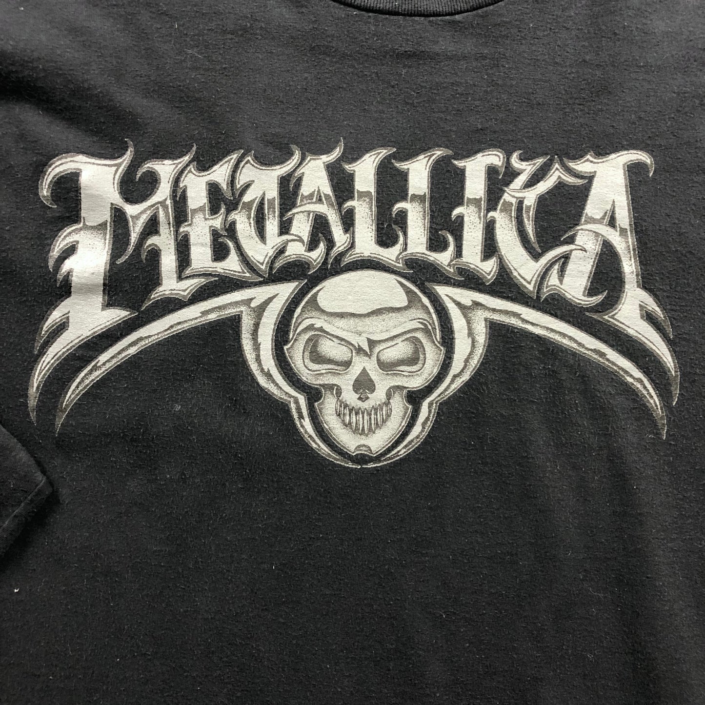 Vintage Metallica Skull Barbed Wire Long Sleeve T Shirt XL
