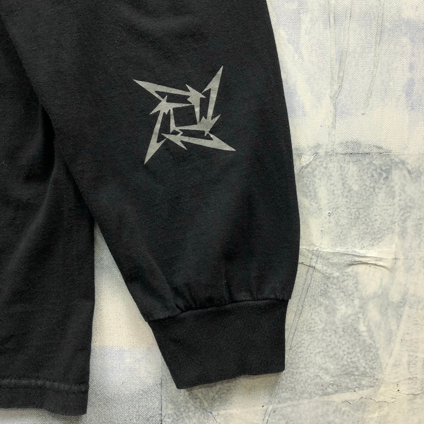 Vintage Metallica Skull Barbed Wire Long Sleeve T Shirt XL