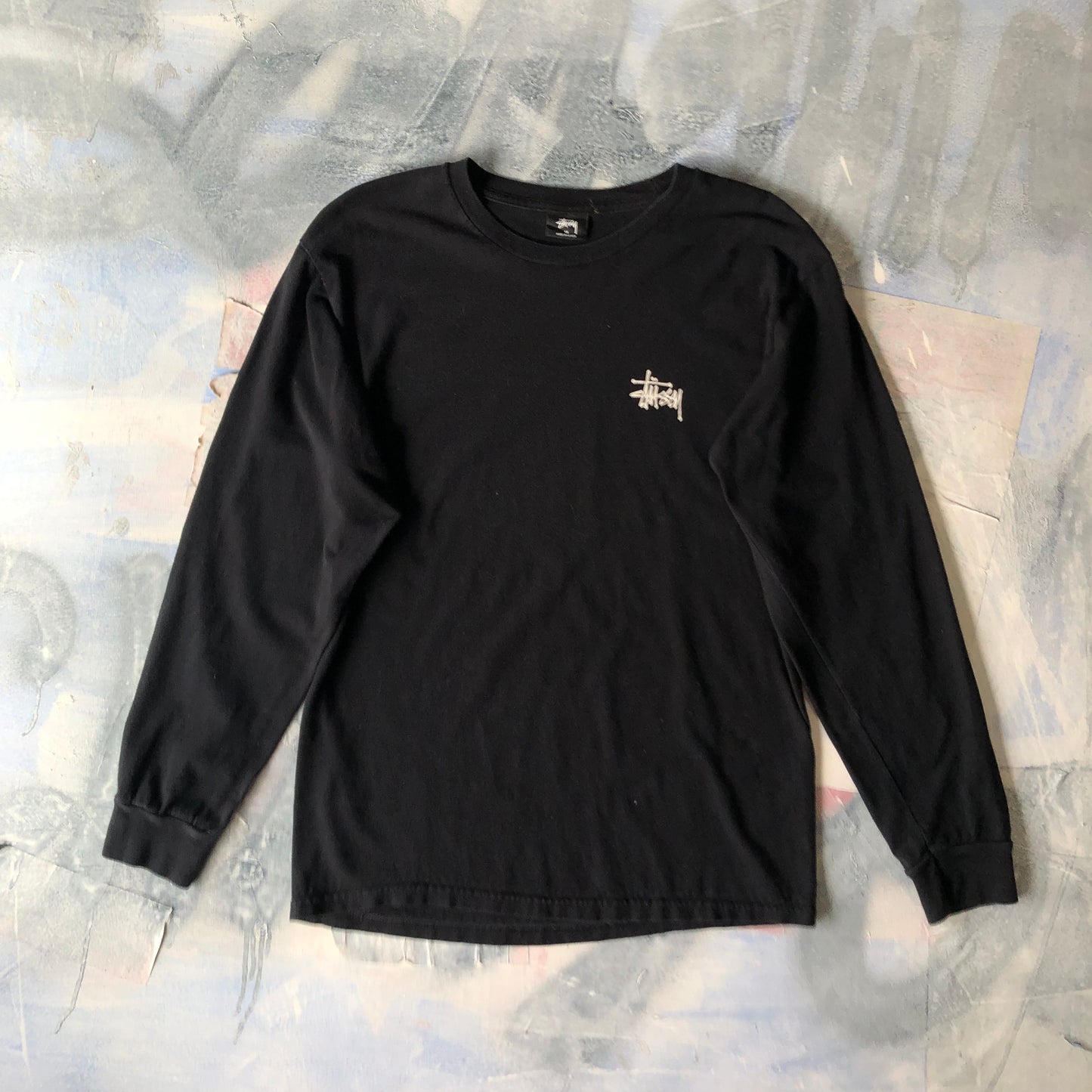 Stussy Hawaiin Girl Long Sleeve Shirt M