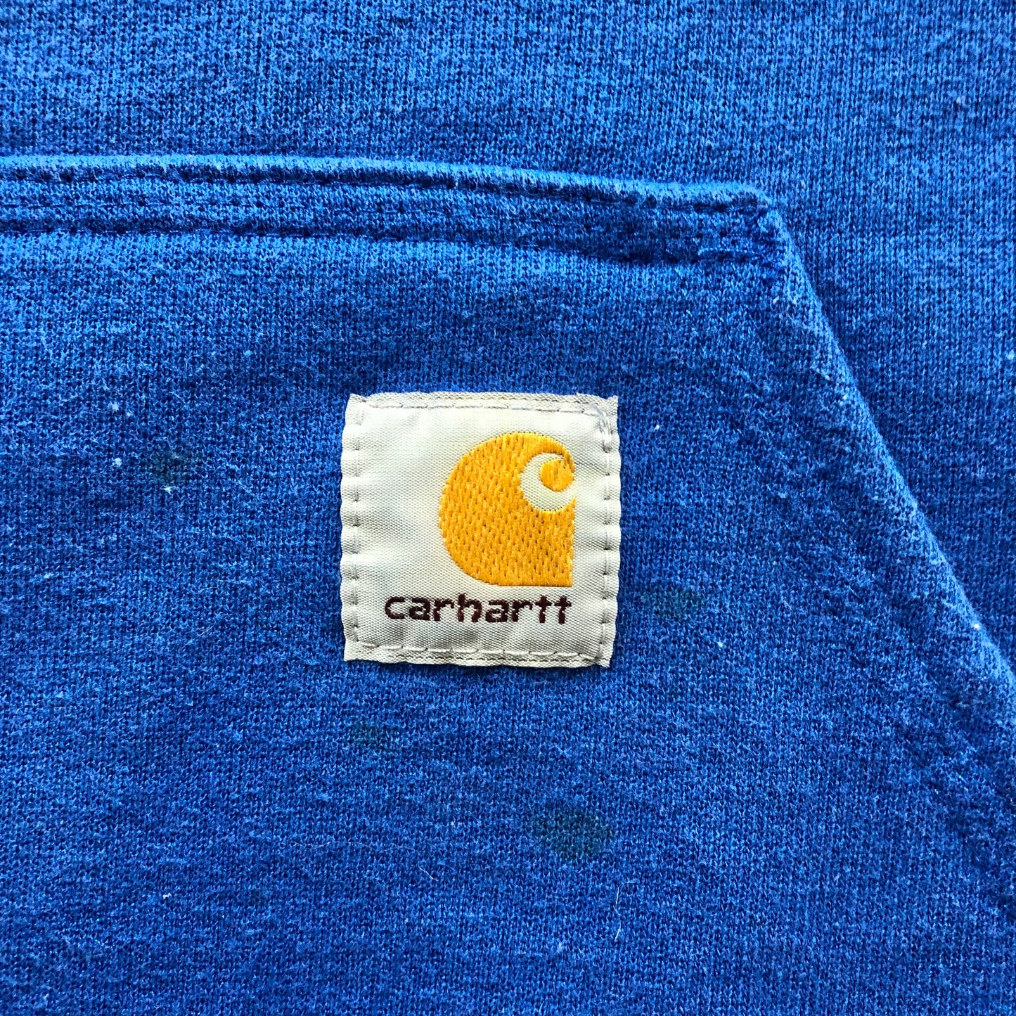 Carhartt Original Fit Pocket Logo Pullover Hoodie Sweatshirt M
