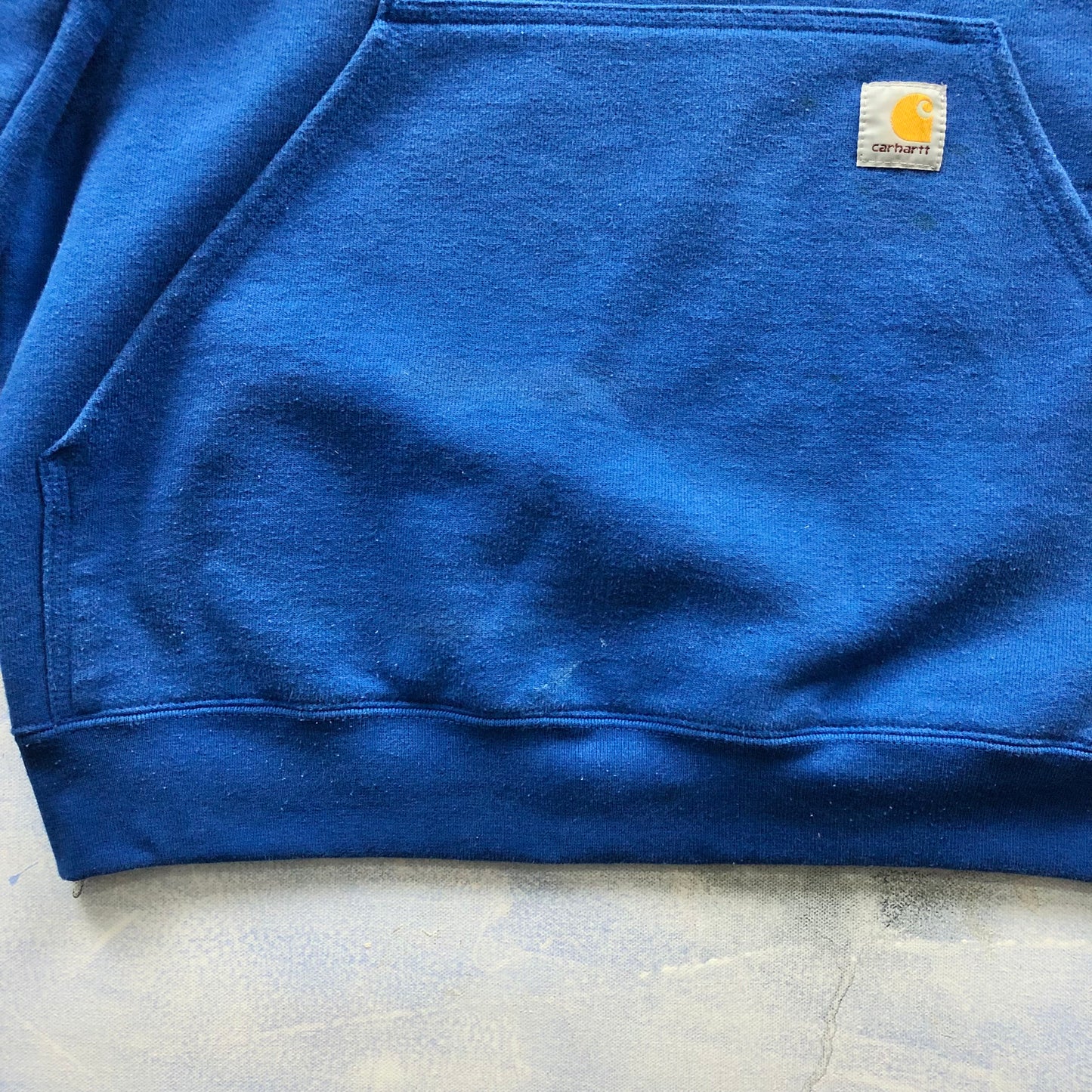 Carhartt Original Fit Pocket Logo Pullover Hoodie Sweatshirt M