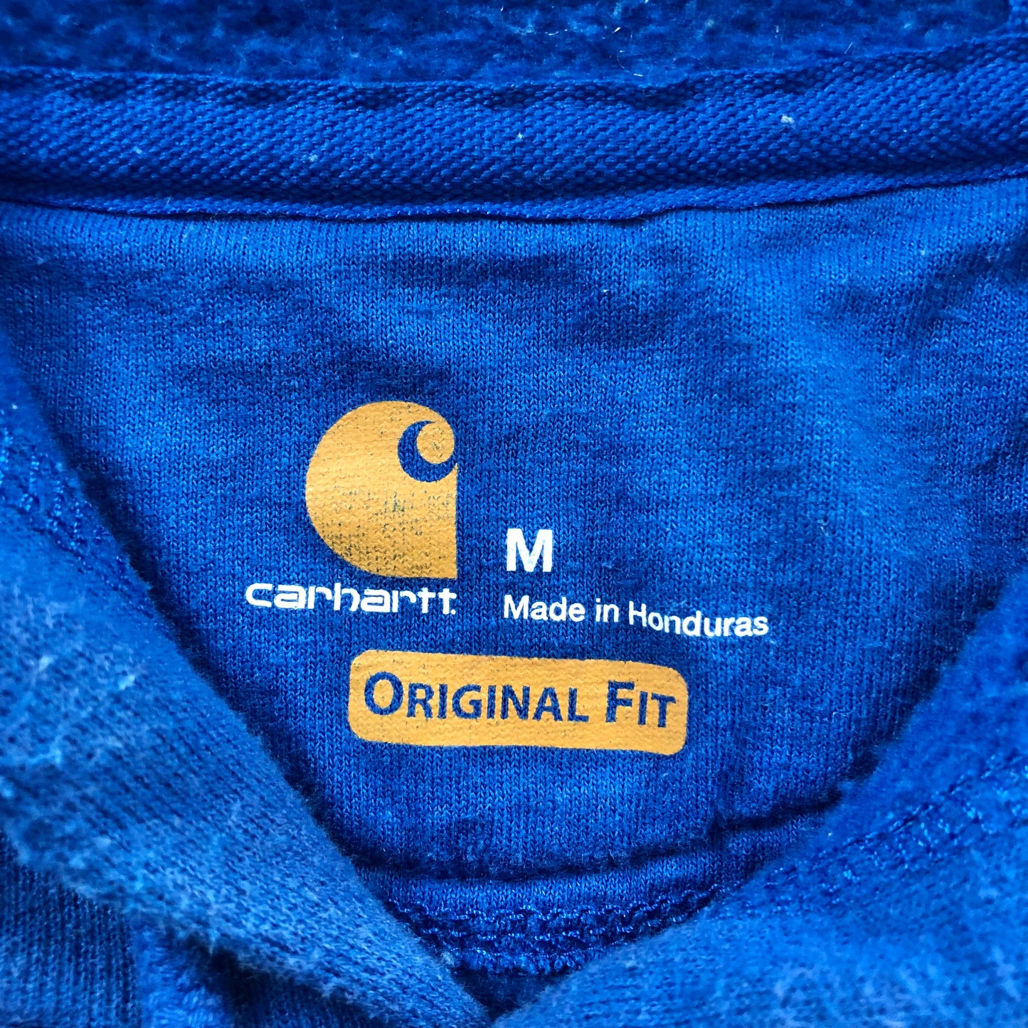 Carhartt Original Fit Pocket Logo Pullover Hoodie Sweatshirt M