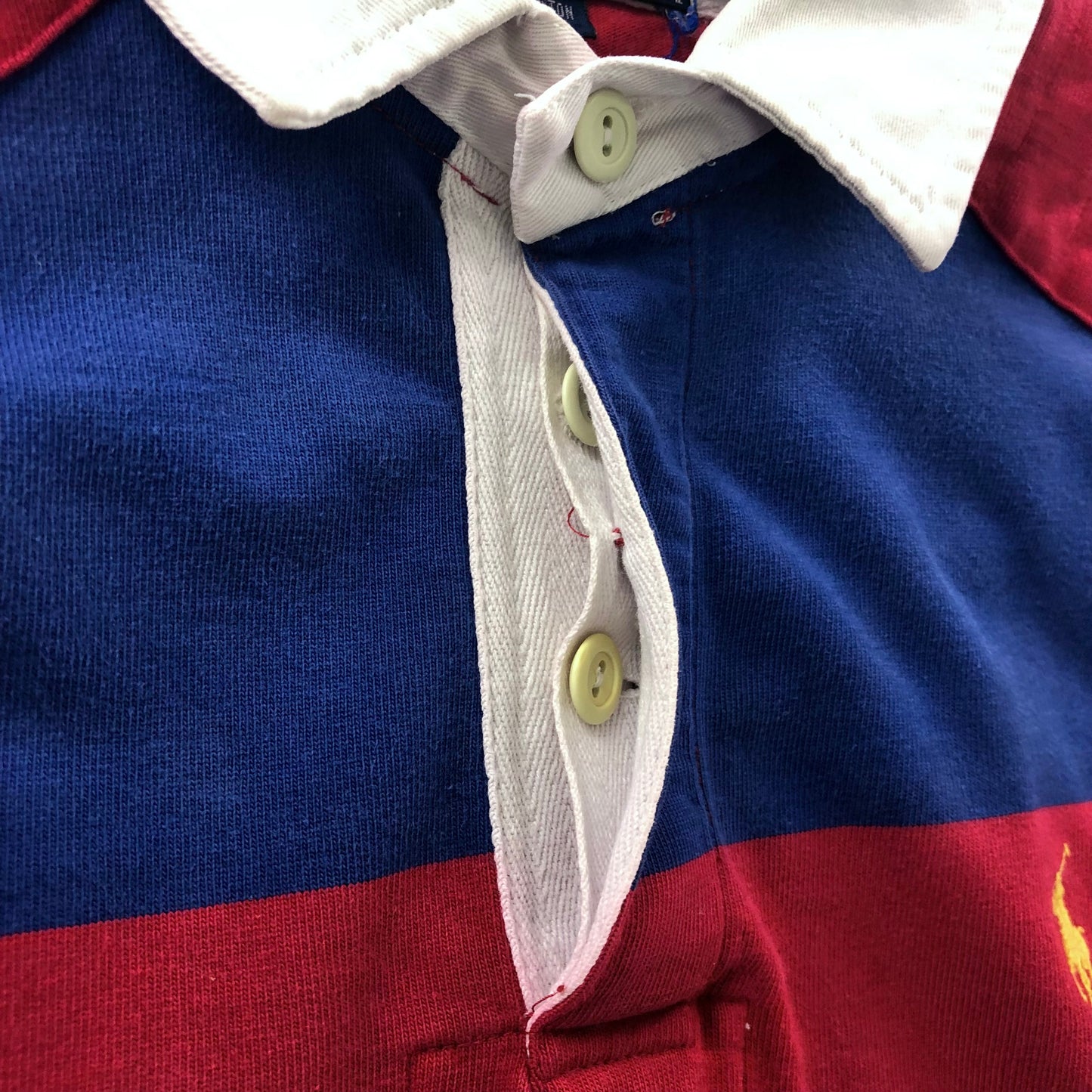 Vintage Polo Ralph Lauren Long Sleeve Rugby Polo Shirt L