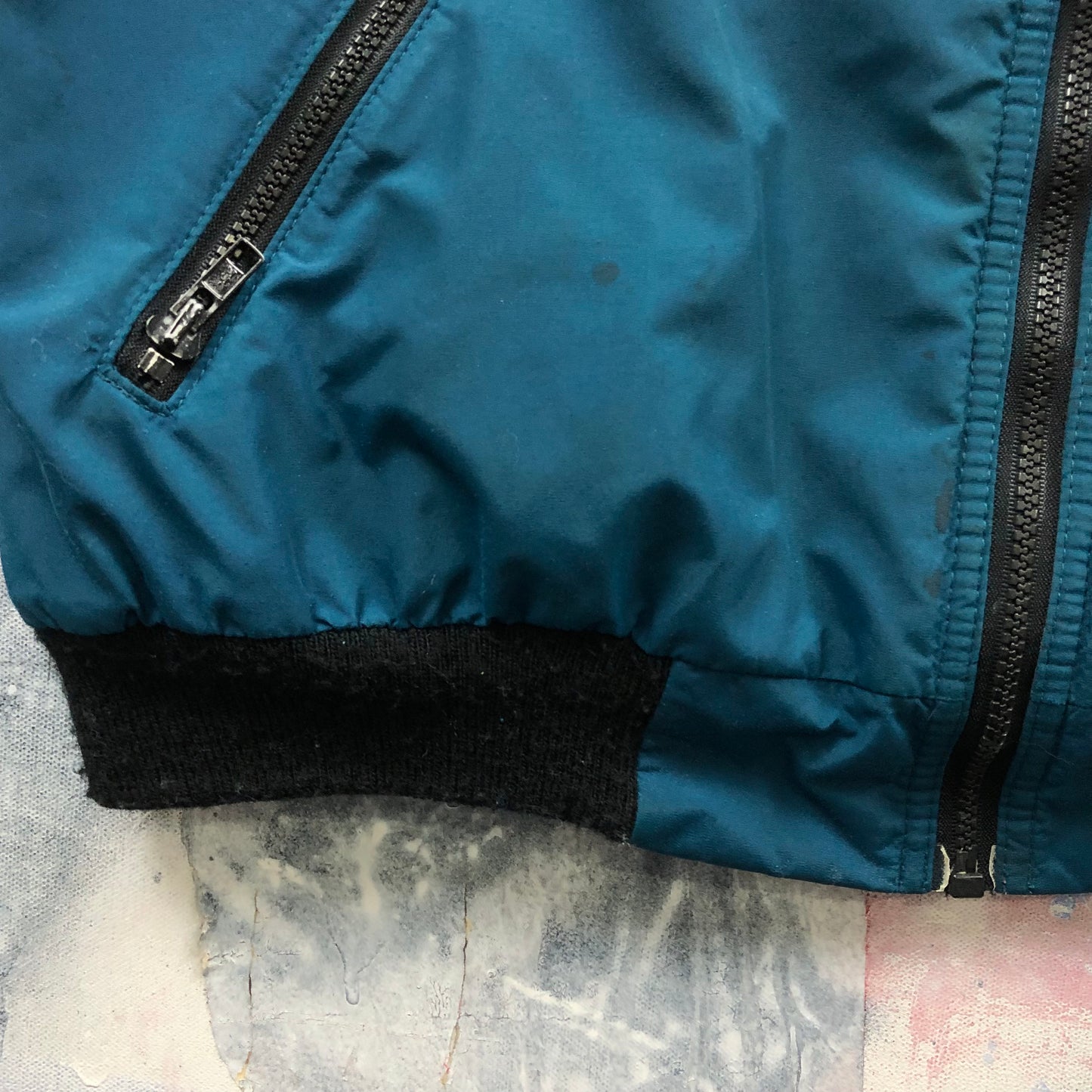 Vintage L.L Bean Warm Up Bomber Fleece Lined Zip Jacket M